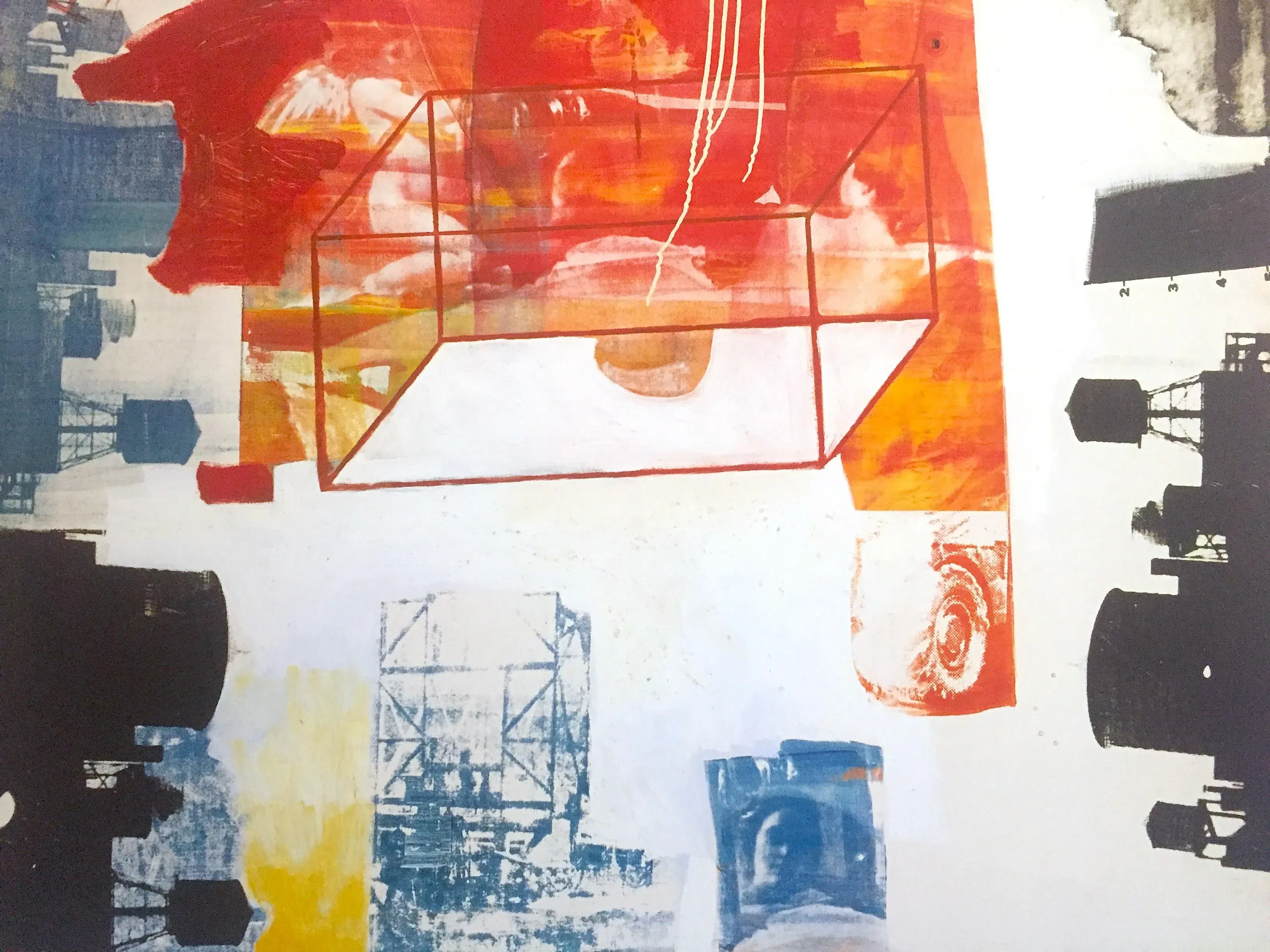 Robert Rauschenberg Lmtd Edtn Lithograph Print Gagosian Gallery Pop Art Exhibition Poster \