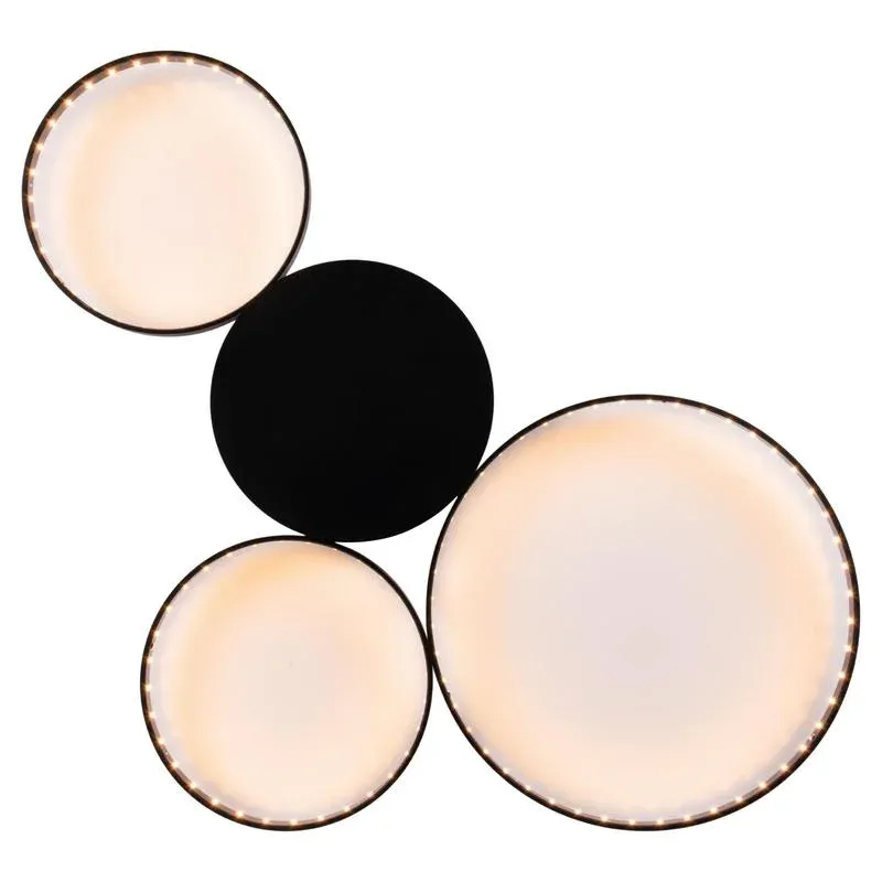 Black Sirius 0 Wall Lamp by Le Deun Luminaires