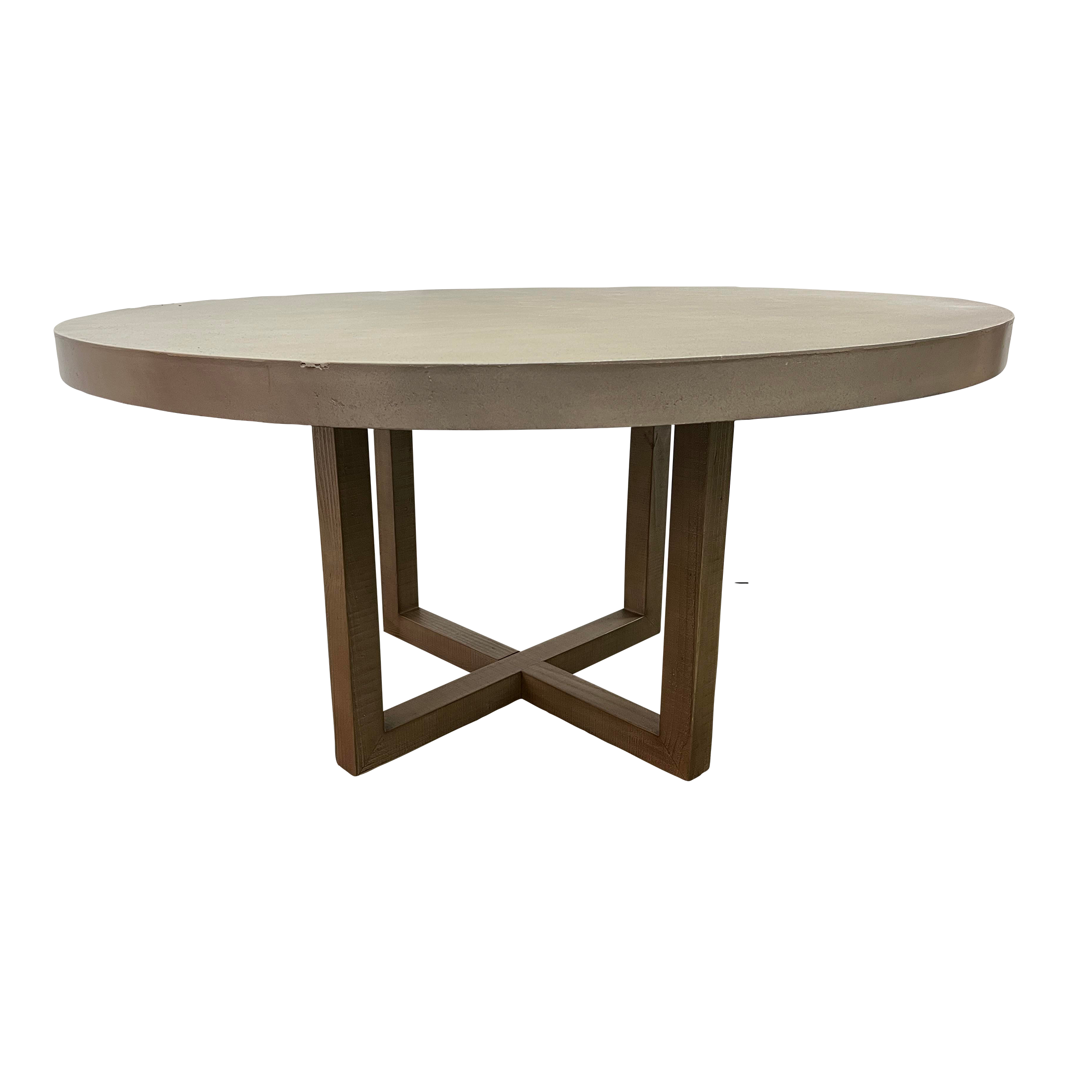 Restoration Hardware Heston Concrete Dining Table Chairish