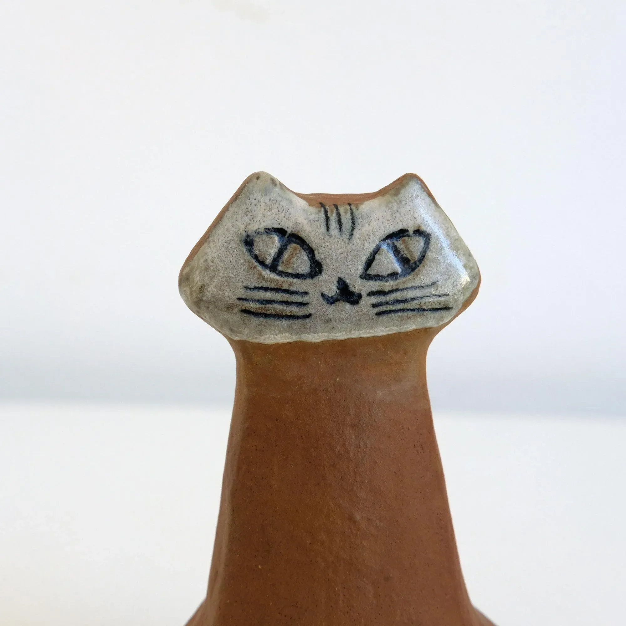 Lilla Zoo Series Cat Figurine by Lisa Larson, 1950s | Chairish