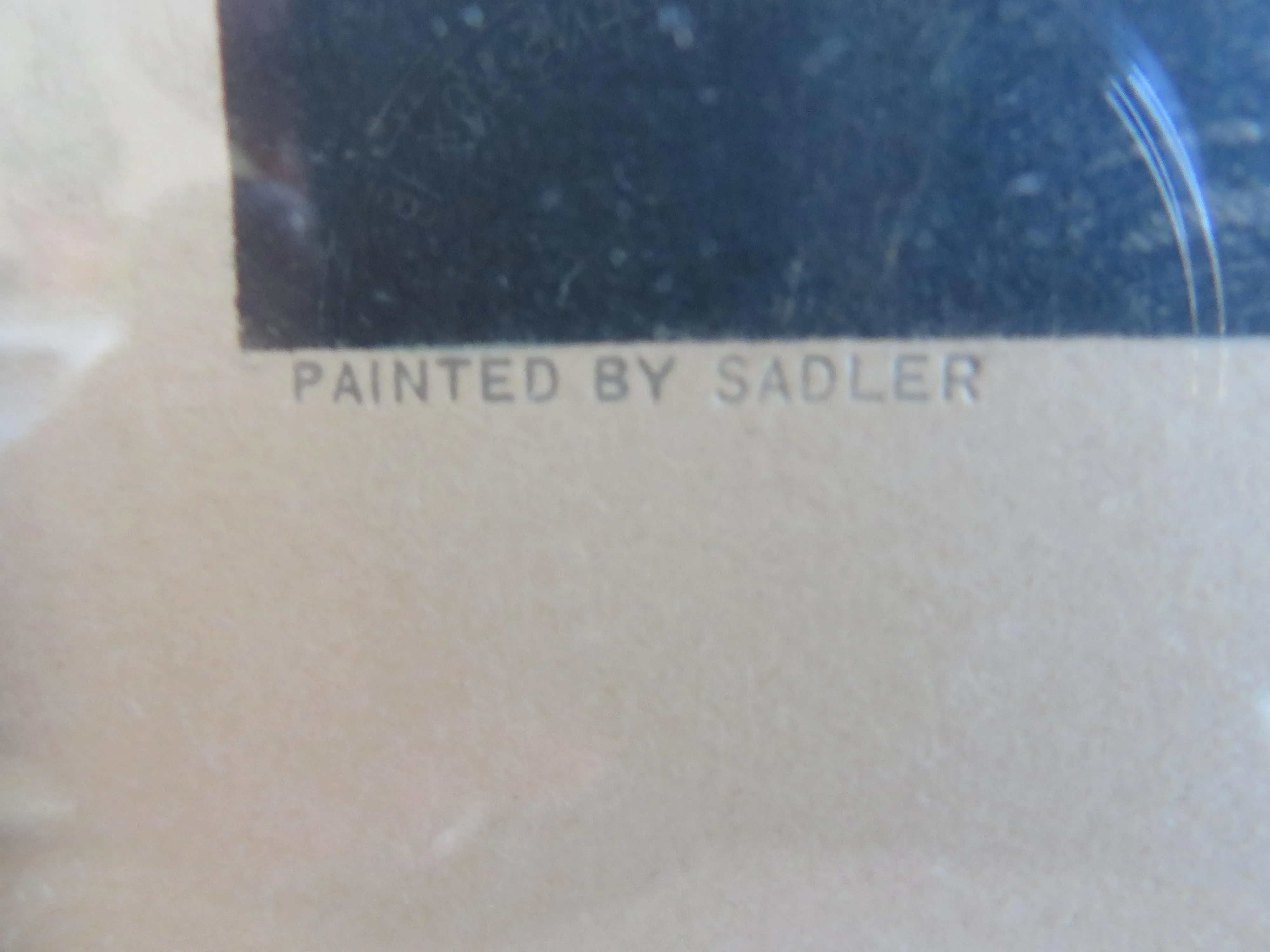 Walter Dendy Sadler Hand Colored Etching \'Birthday Party\' W Flaming Mahogany Frame