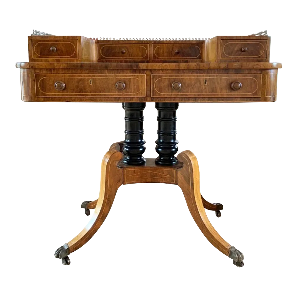 Antique English Regency Carlton House Desk Chairish
