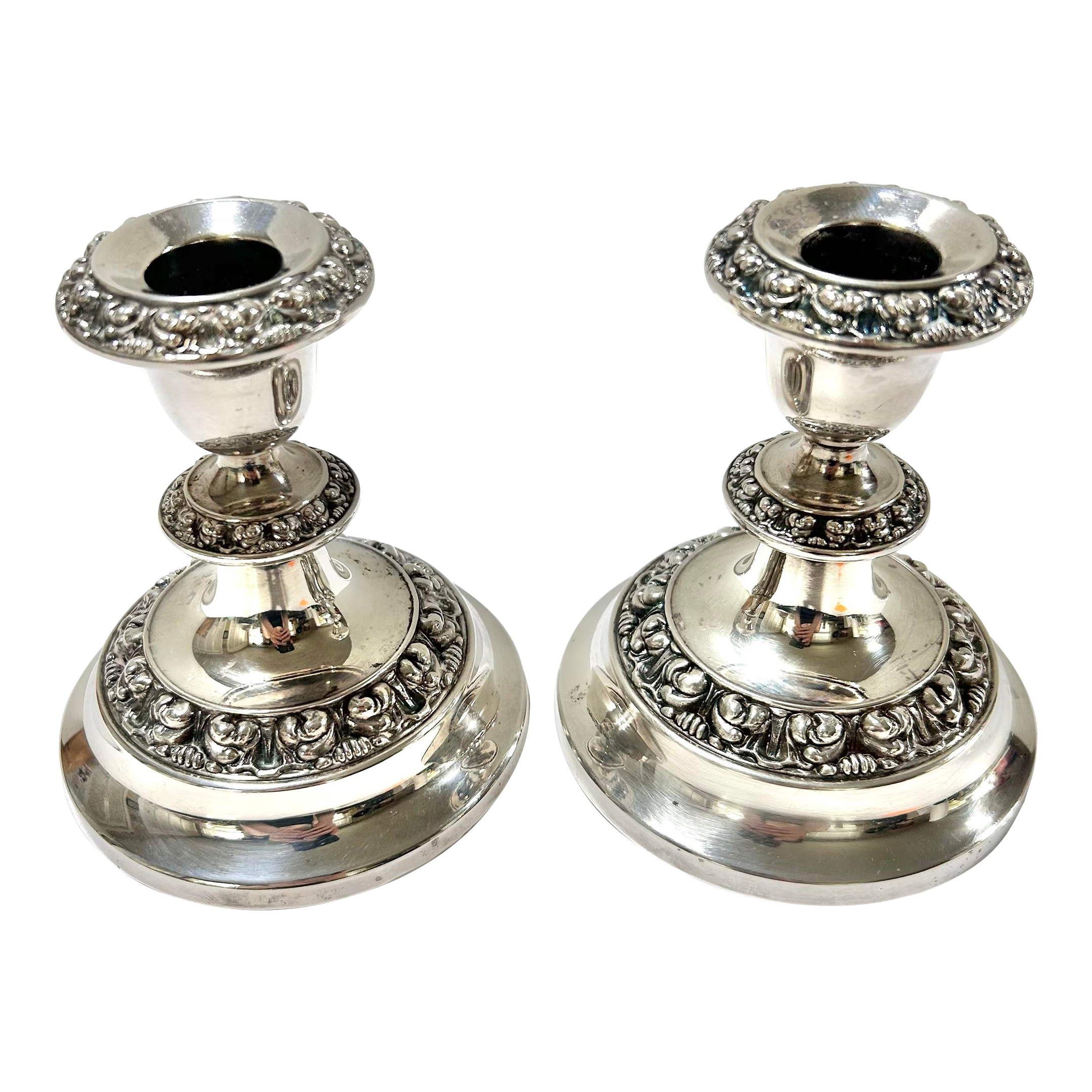 Vintage Silver Candlesticks – Lanthé England Silver Plate Candle
