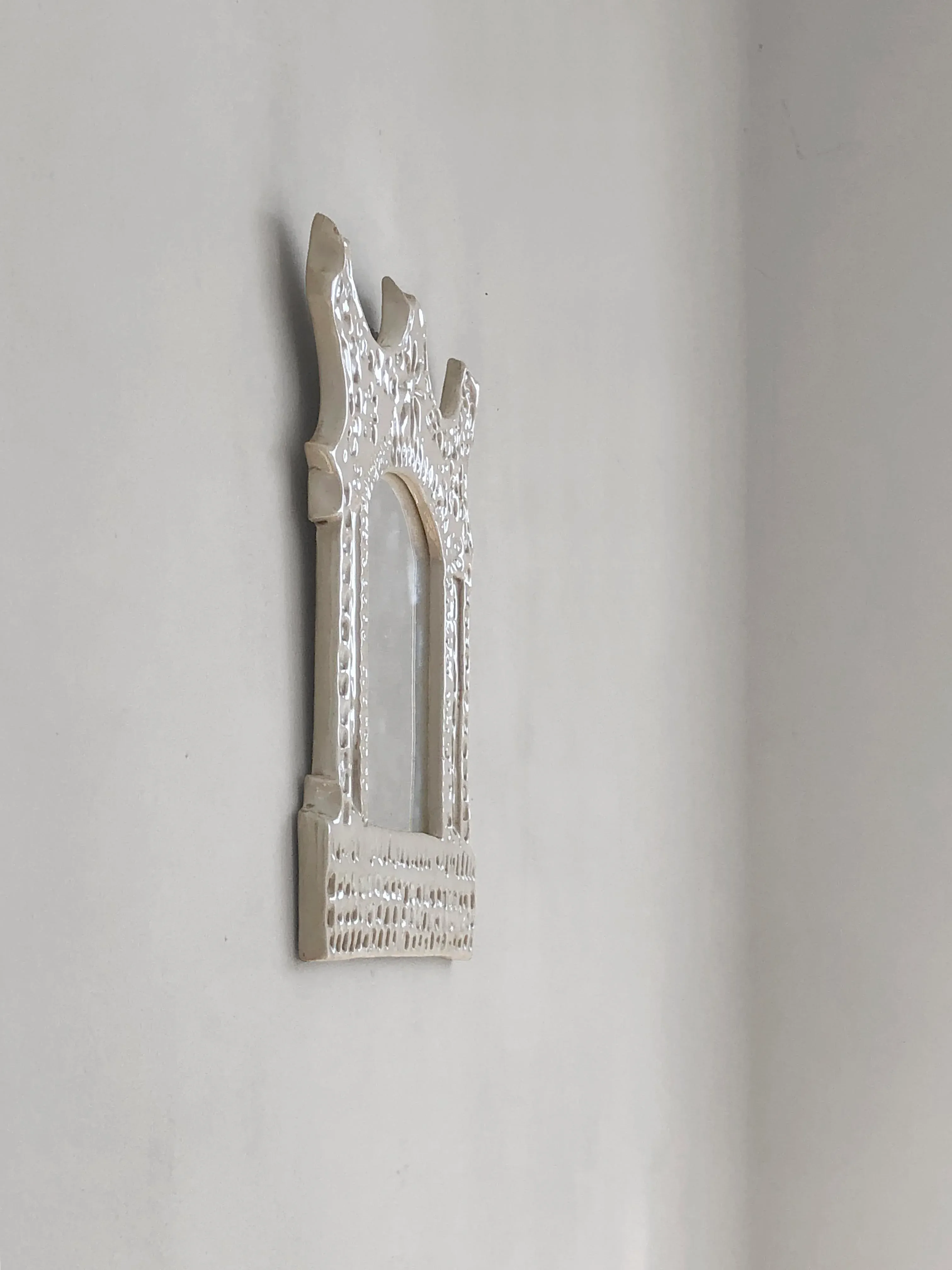 Free-Form Sculptural Wall Mirror from Vallauris, France 1970s