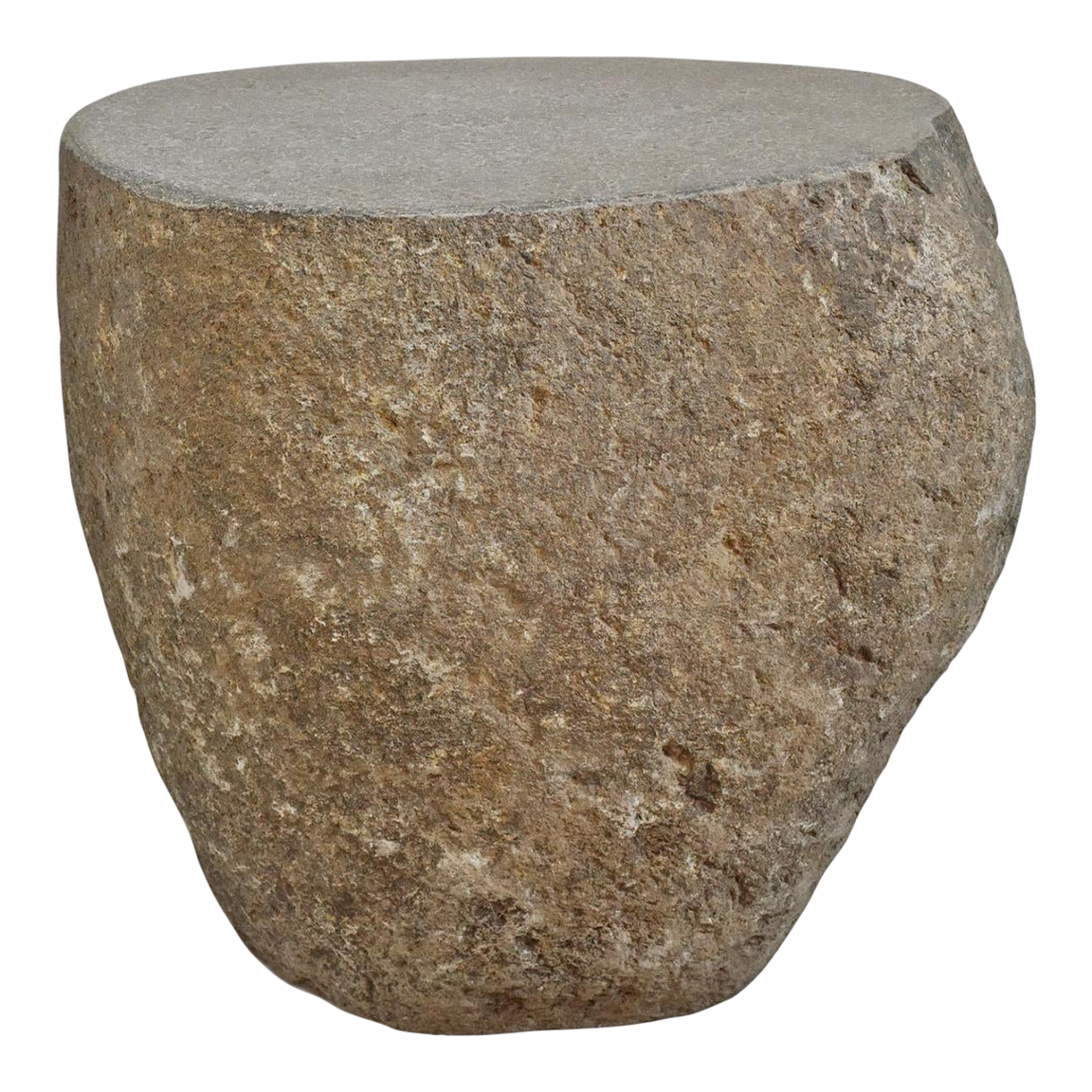 Stone Boulder Outdoor Stool / Side Table Chairish