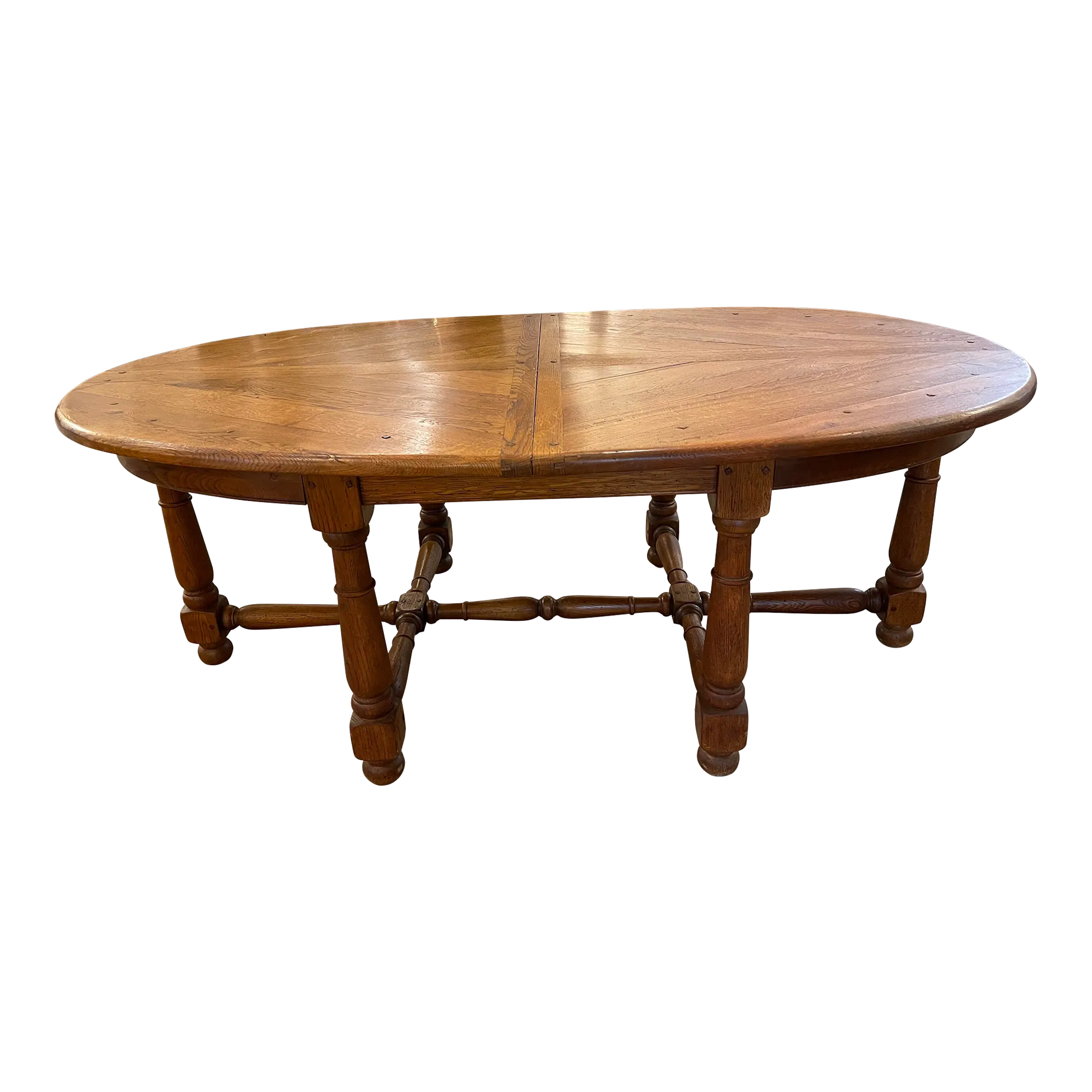 French Oval Dining Room Table | Chairish