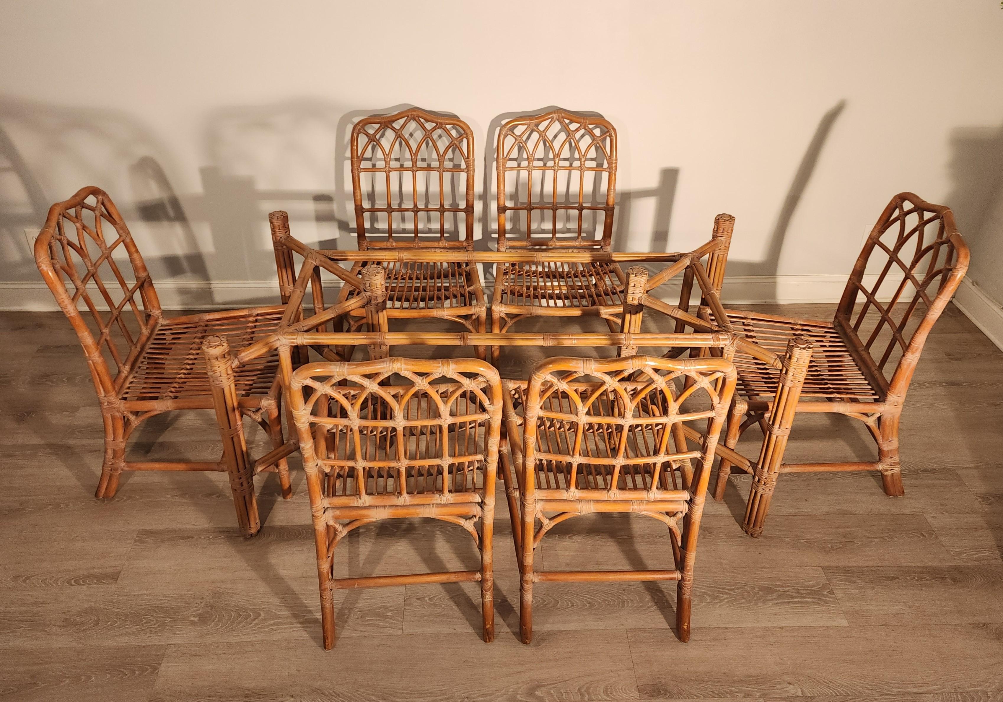 rattan chair mcguire bamboo dining chairs