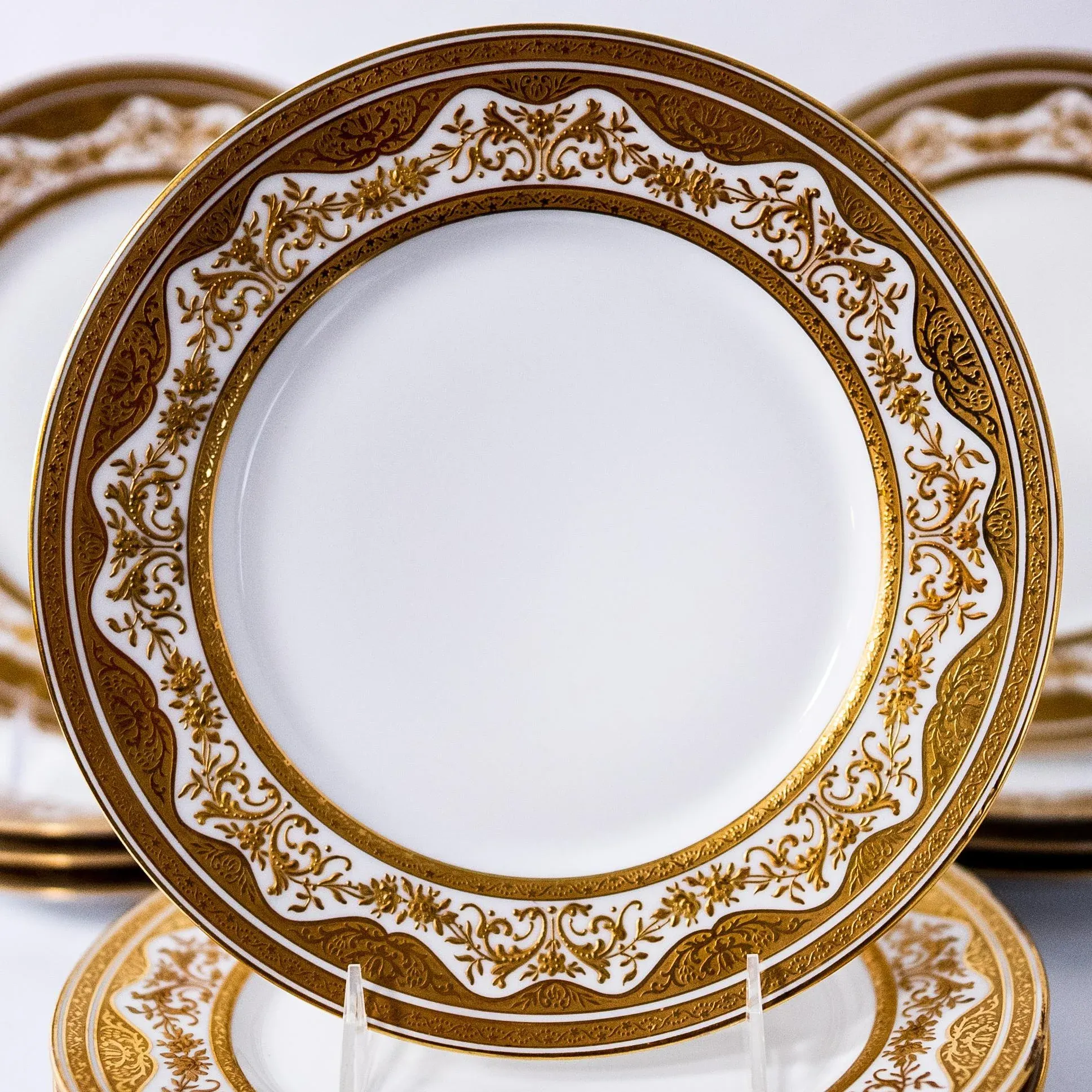 Antique top dinner plates