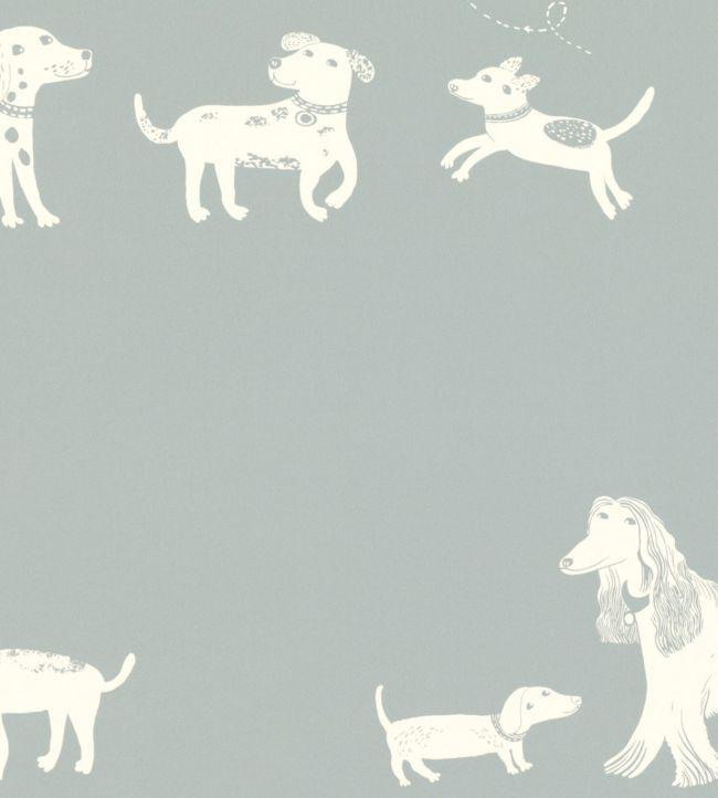 Fetch Wallpaper by Villa Nova - Sample Modern Traditional Paper Green
