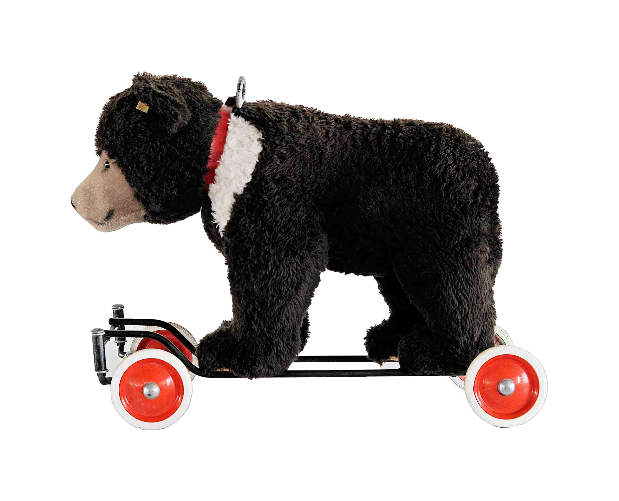 steiff-riding-bear-on-wheels-