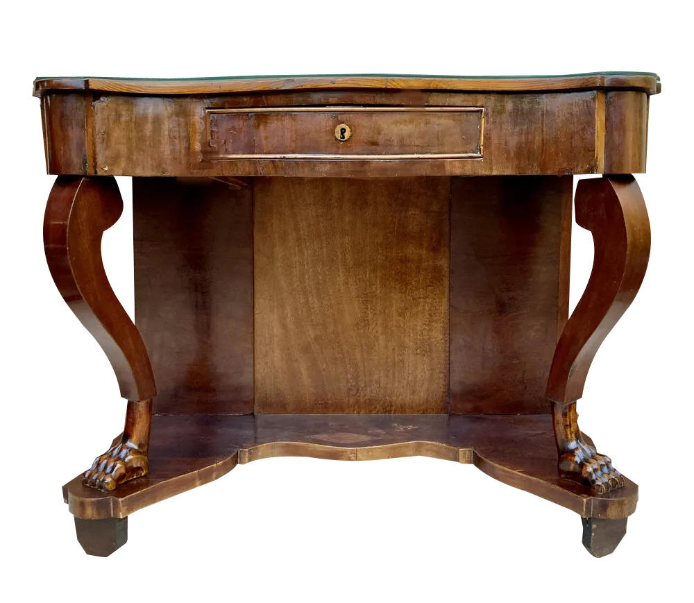Antique Console Table in Wood with Drawer Chairish