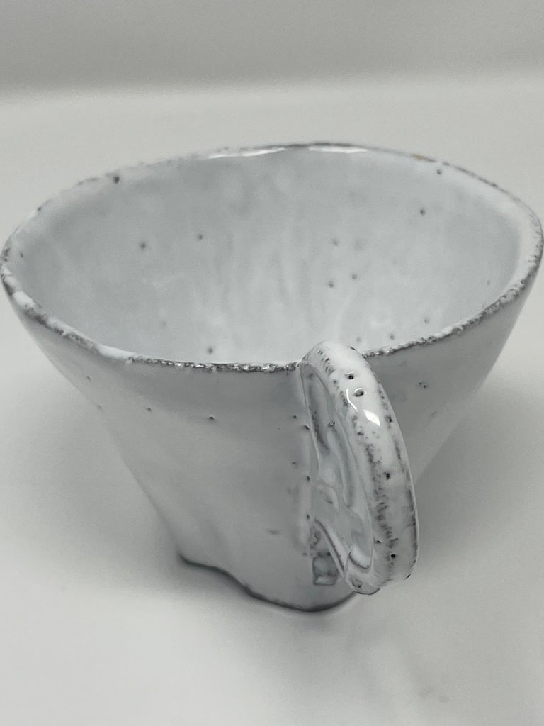 Signed Astier De Villatte “Régence” Tea Cup & Saucer – Artisan 