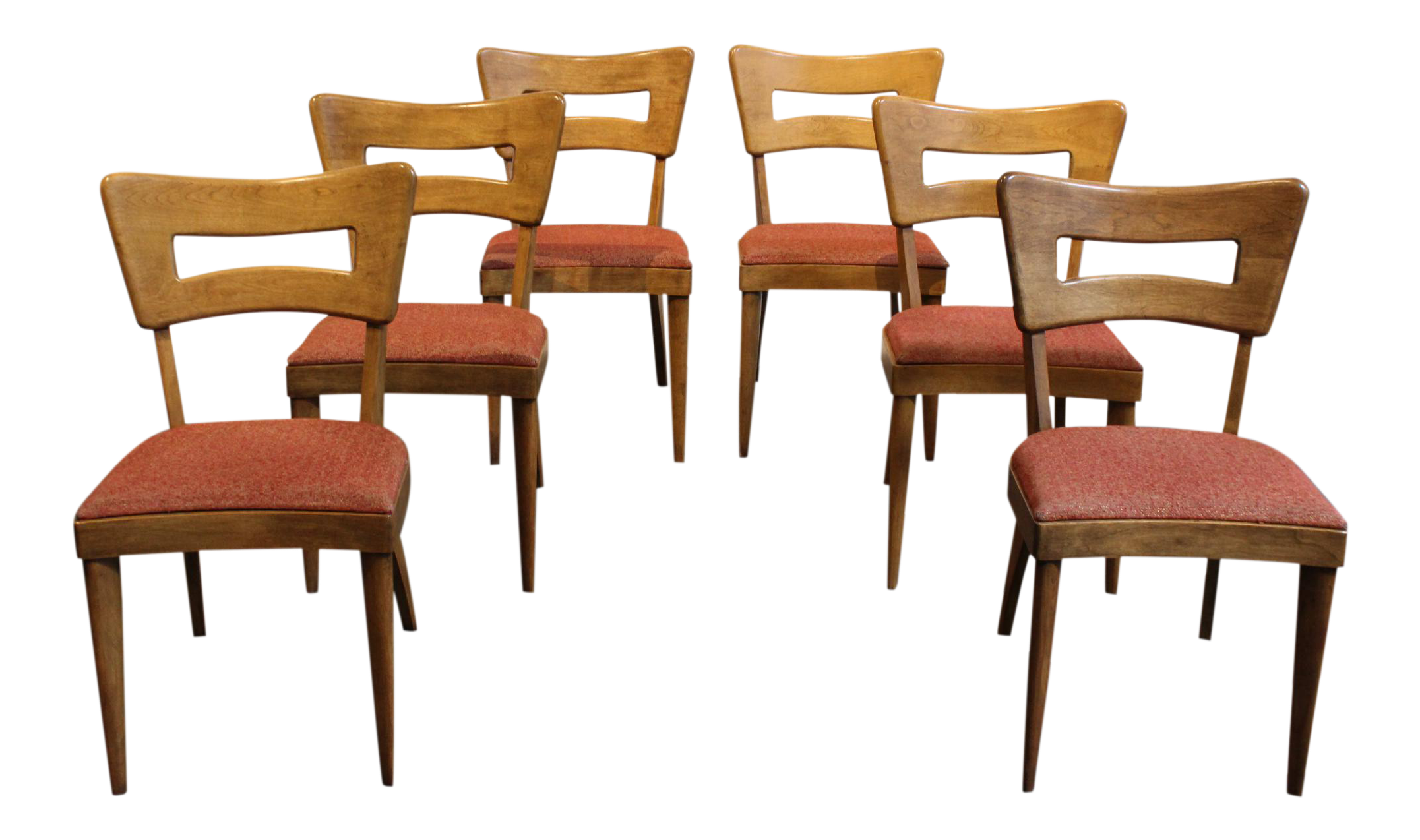 MidCentury Modern Heywood Wakefield "DogBone" Dining Chairs Set of