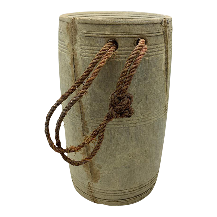 Vintage Indian Wood Vessel Chairish