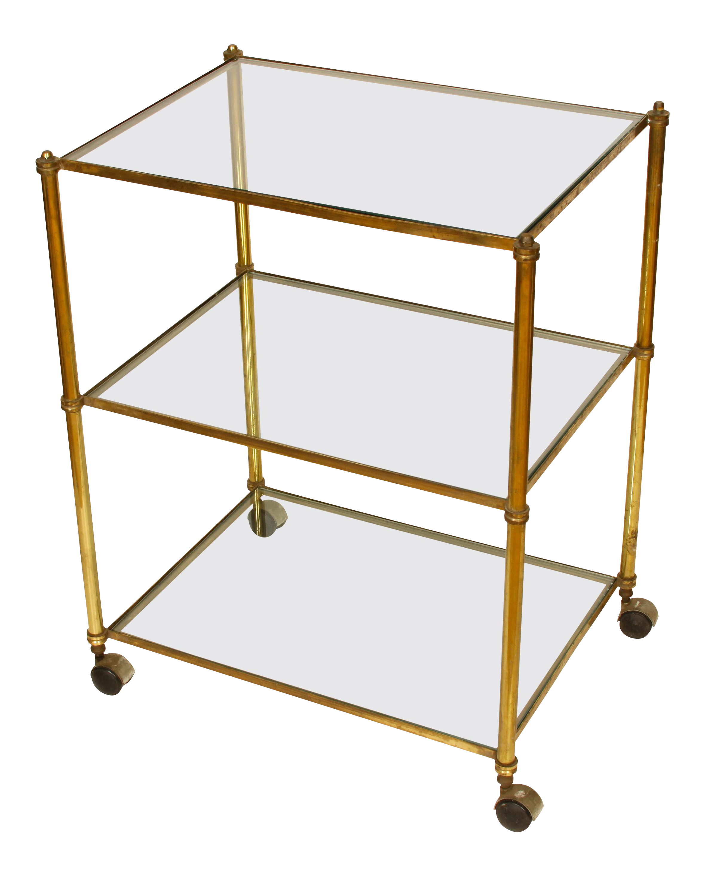 Vintage Brass Side Table Chairish