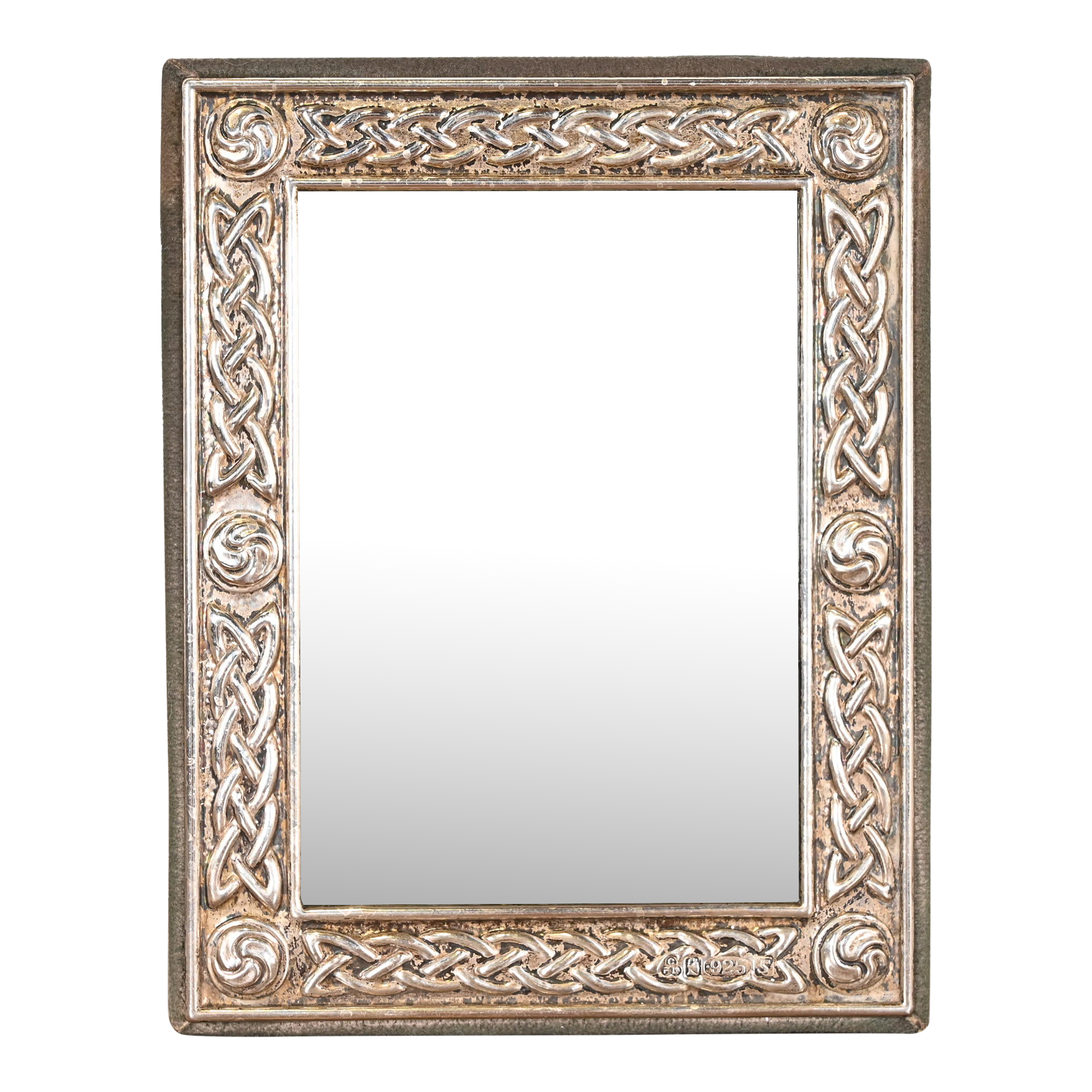 Tiffany & Co. Style Celtic Knot Sterling Silver Picture Frame