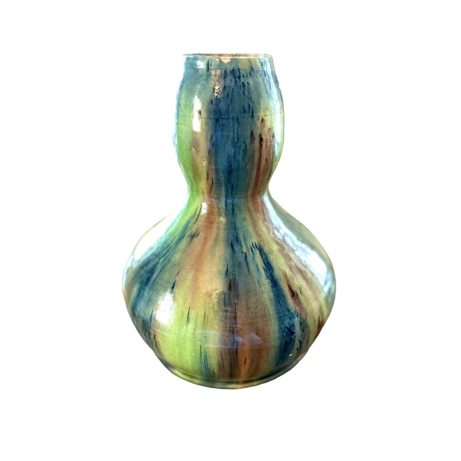 「Dugue/デュゲ」Art Deco Vase1930年台(France) Rare Signed French Art Deco Vase by Degué — Acid-Etched