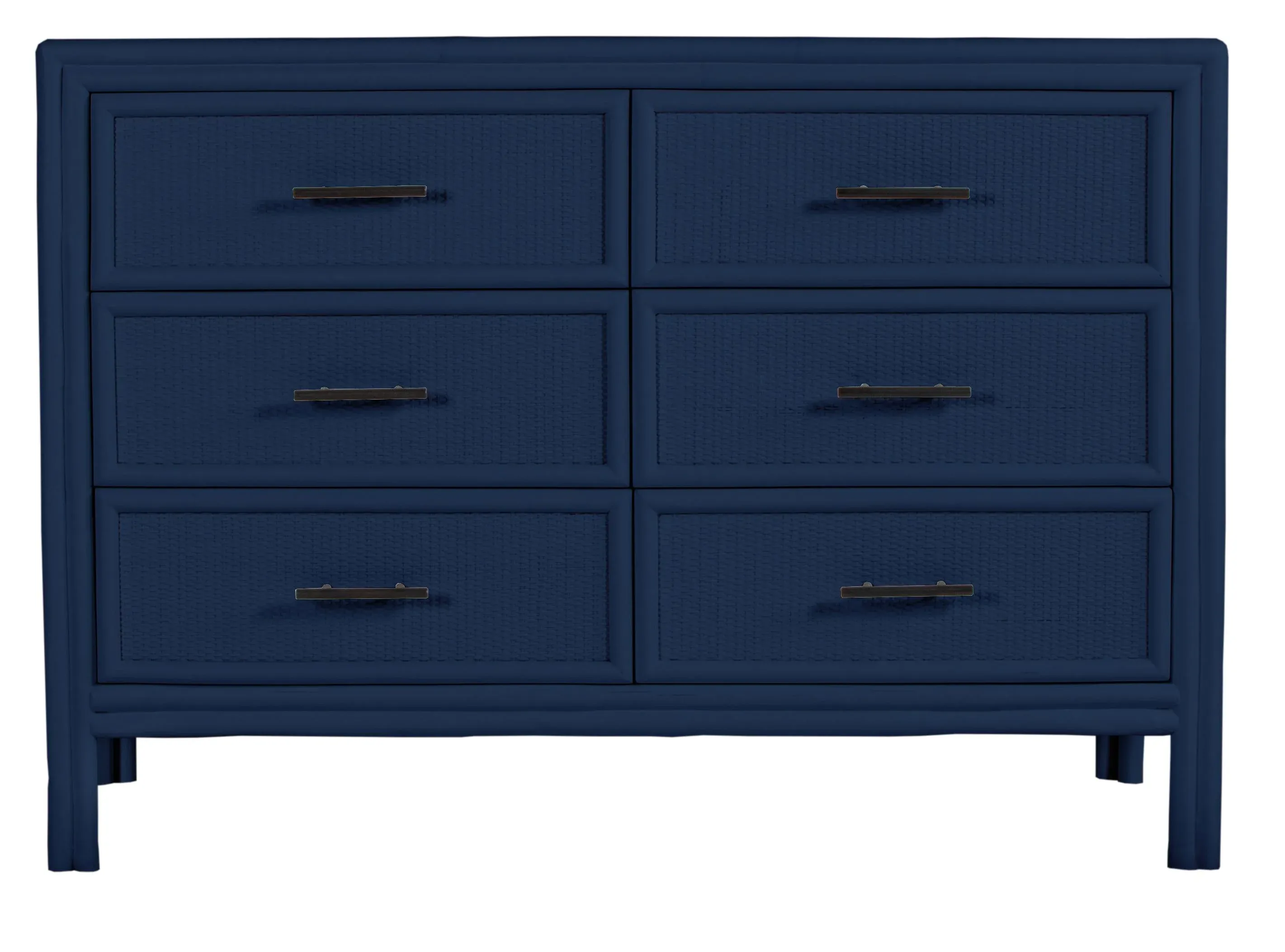 Bermuda Six-Drawer Dresser - Navy Blue | Chairish