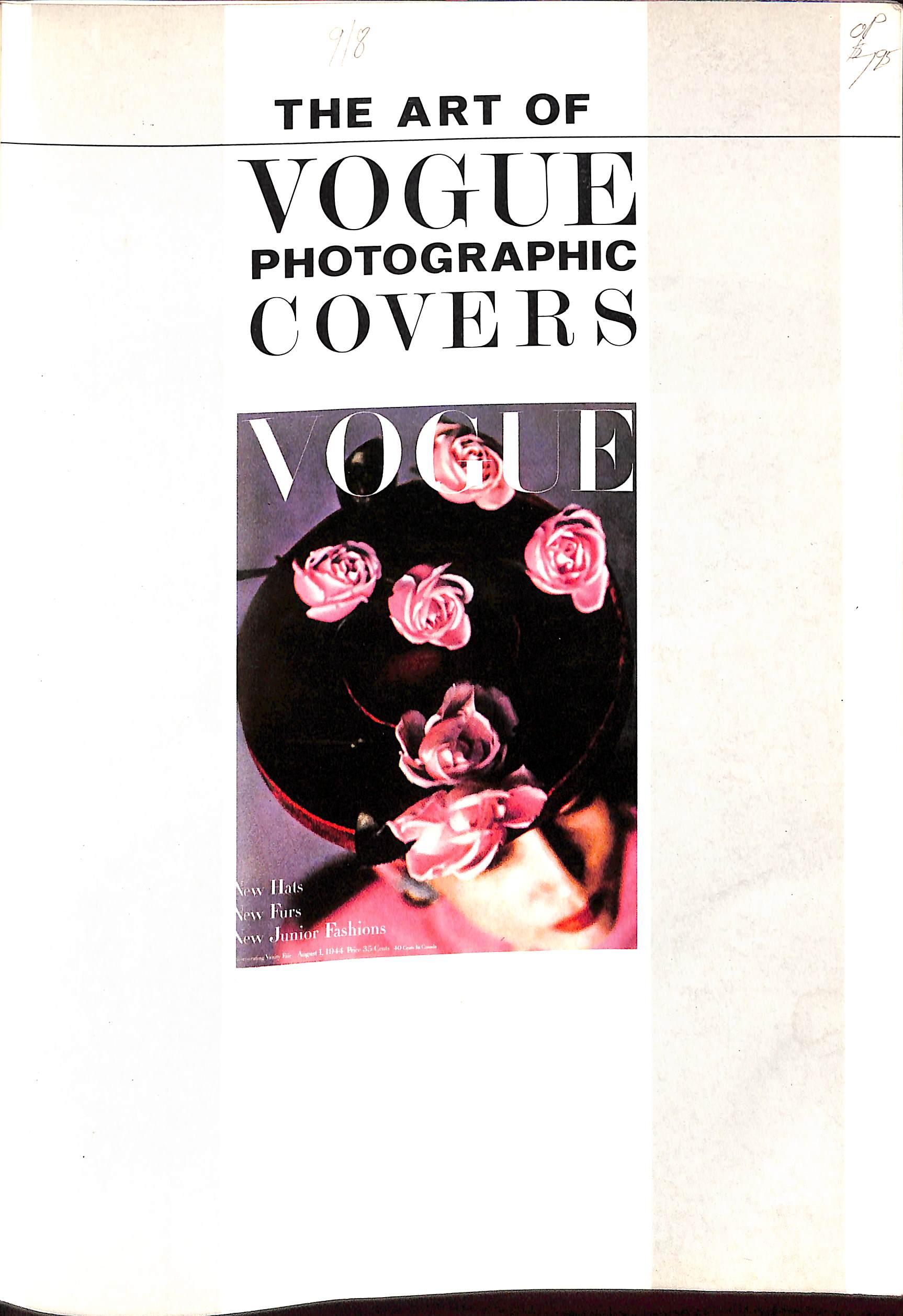 希少　THE ART OF VOGUE VALERIE LLOYD The Art of Vogue: Photographic Covers, Fifty Years of Fashion and