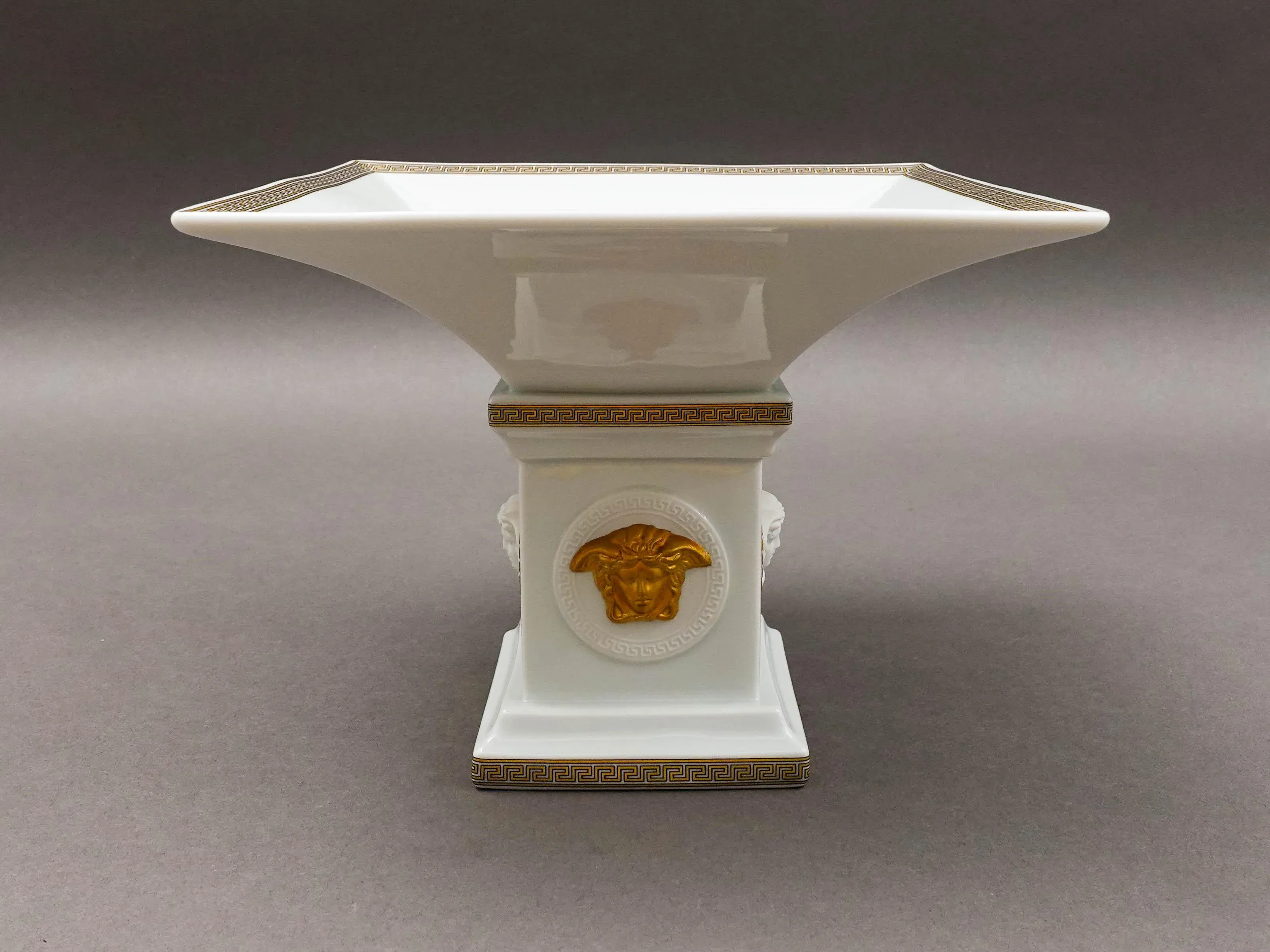 VERSACE gorgona メデューサ アッシュトレイ ローゼンタール 2 Pc) Black Versace Rosenthal 