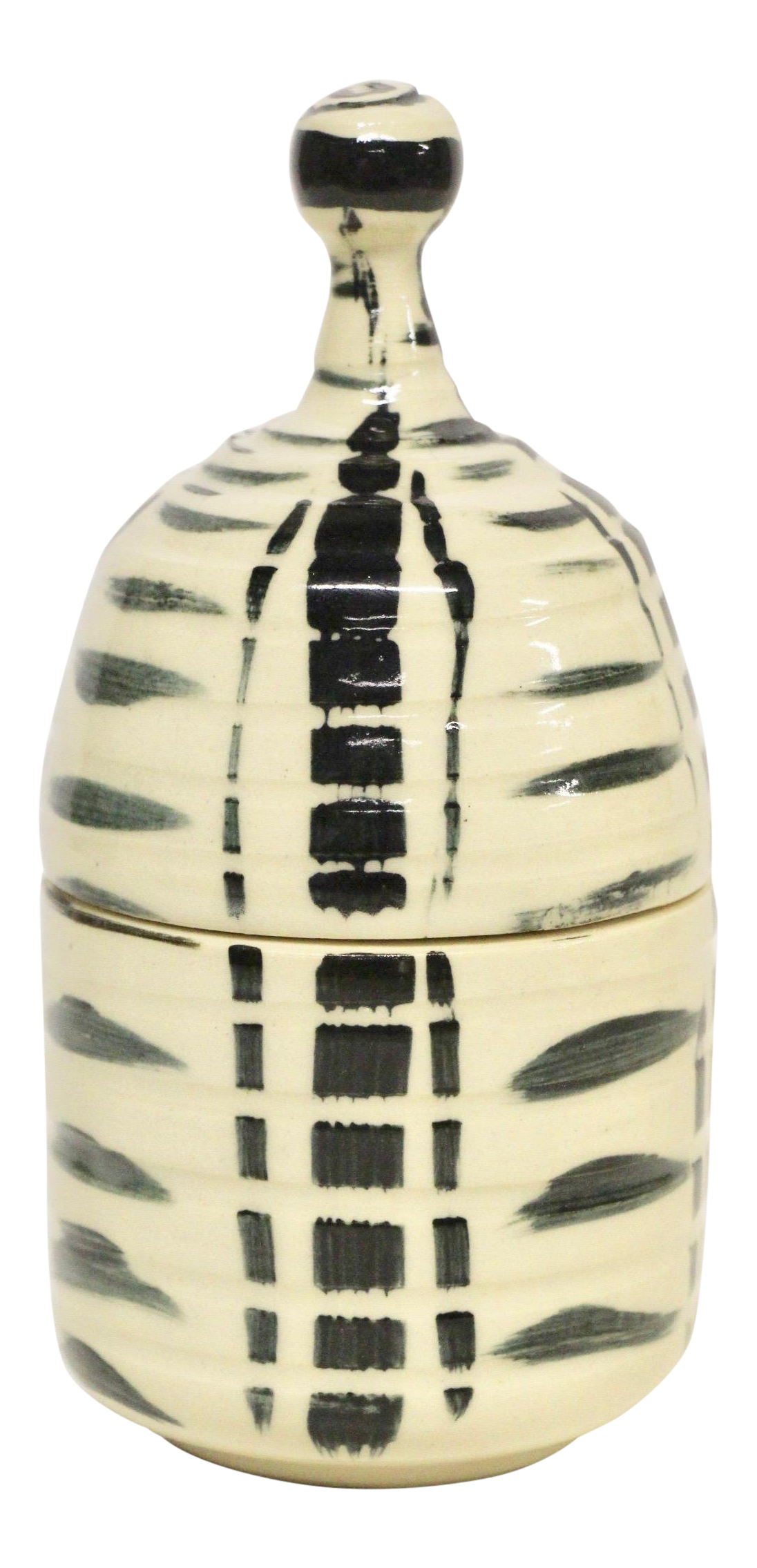 Artist Pottery Lidded Jar Chairish