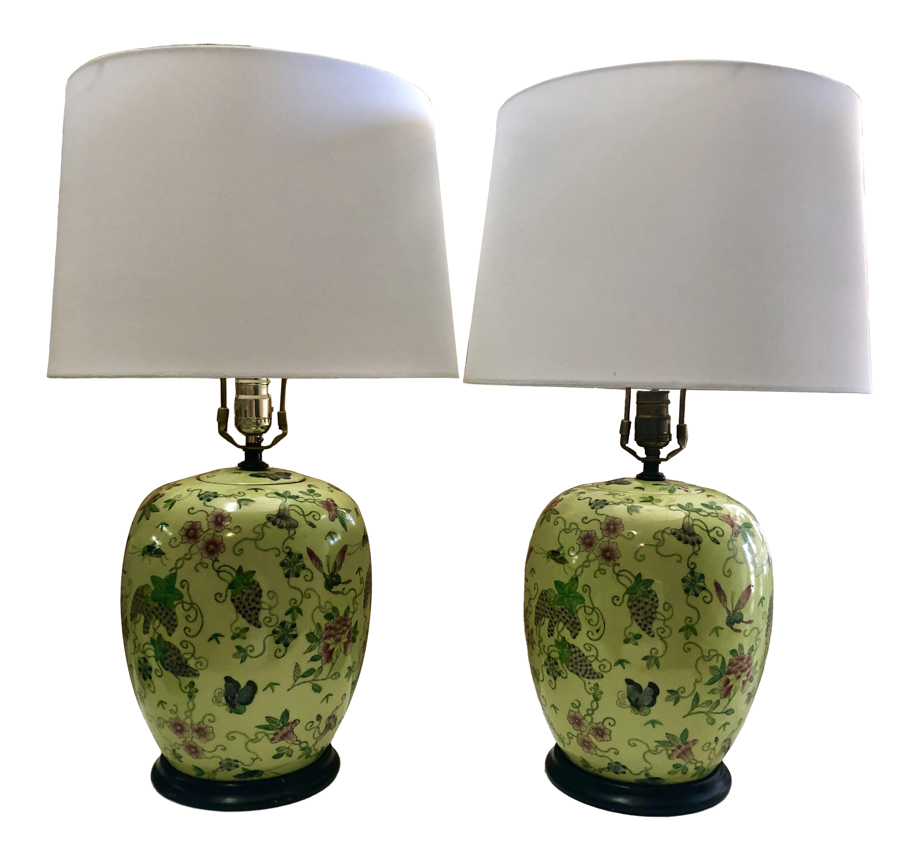 Green chinoiserie lamp deals
