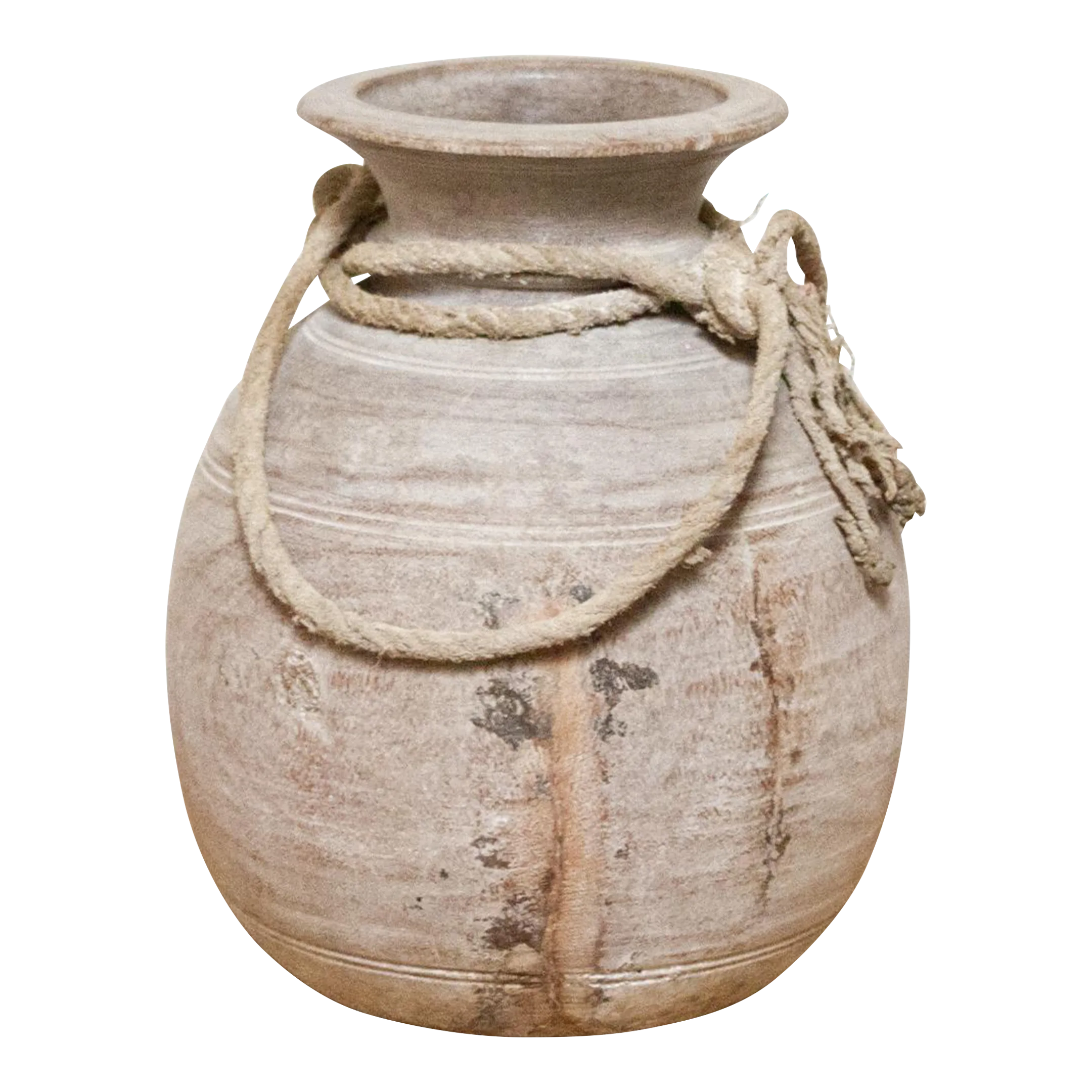 Primitive Handcarved Wooden Pot-Randk | Chairish