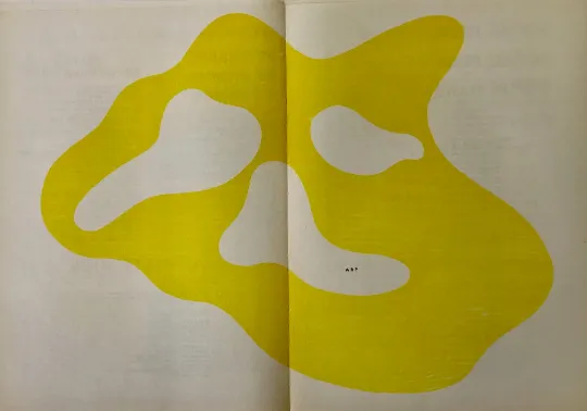 Jean Arp Original Woodcut DM0333d Derriere Le Miroir 1950