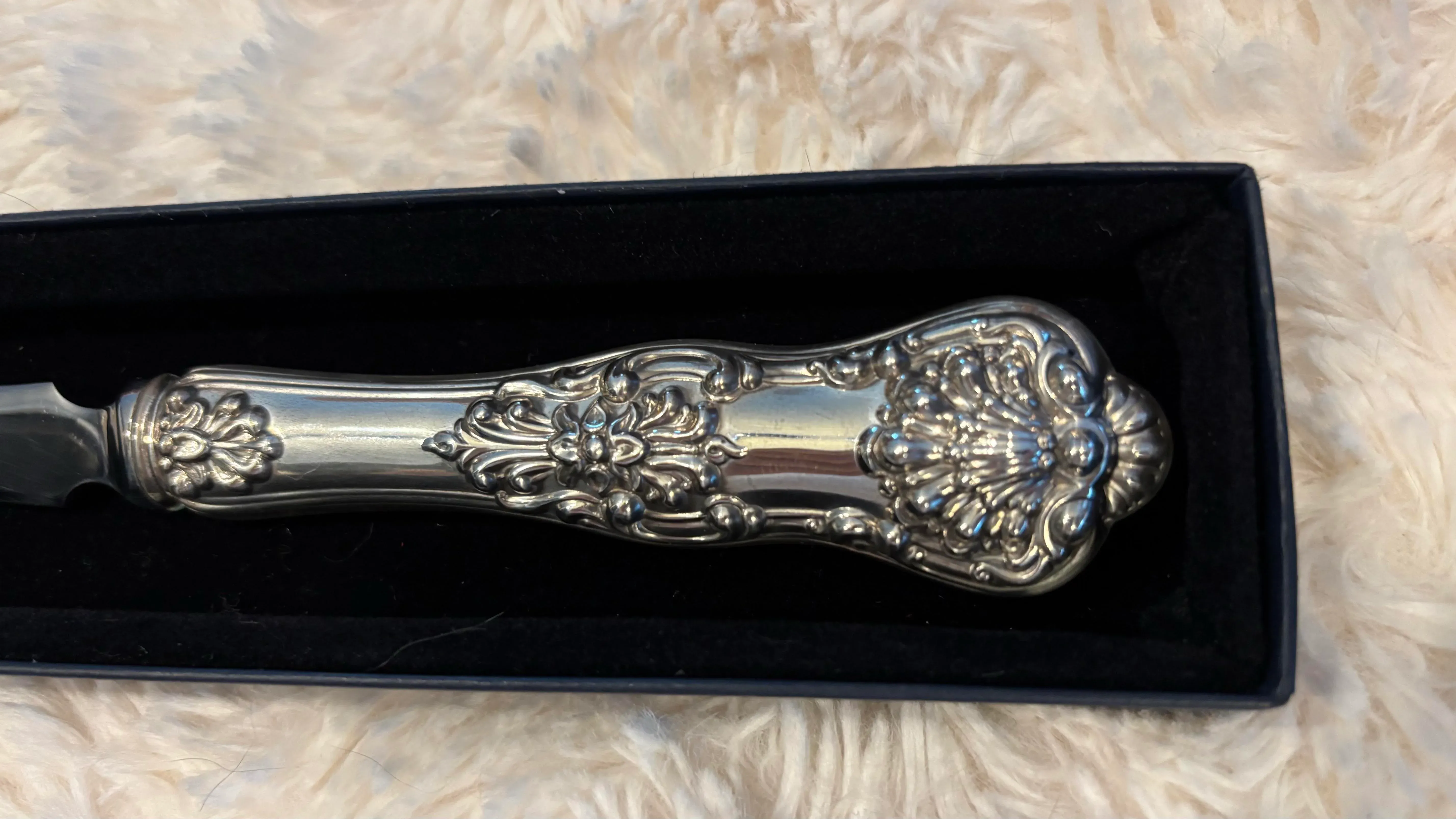 Rare Vintage Ralph Lauren Sterling Silver Ornamental Letter Opener