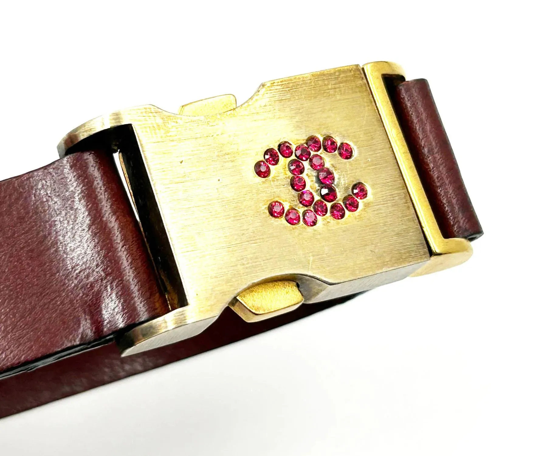 アクセサリー CHANEL Vintage Logo Leather Bracelet Red CHANEL Vintage Logo Leather Bracelet Red | eBay