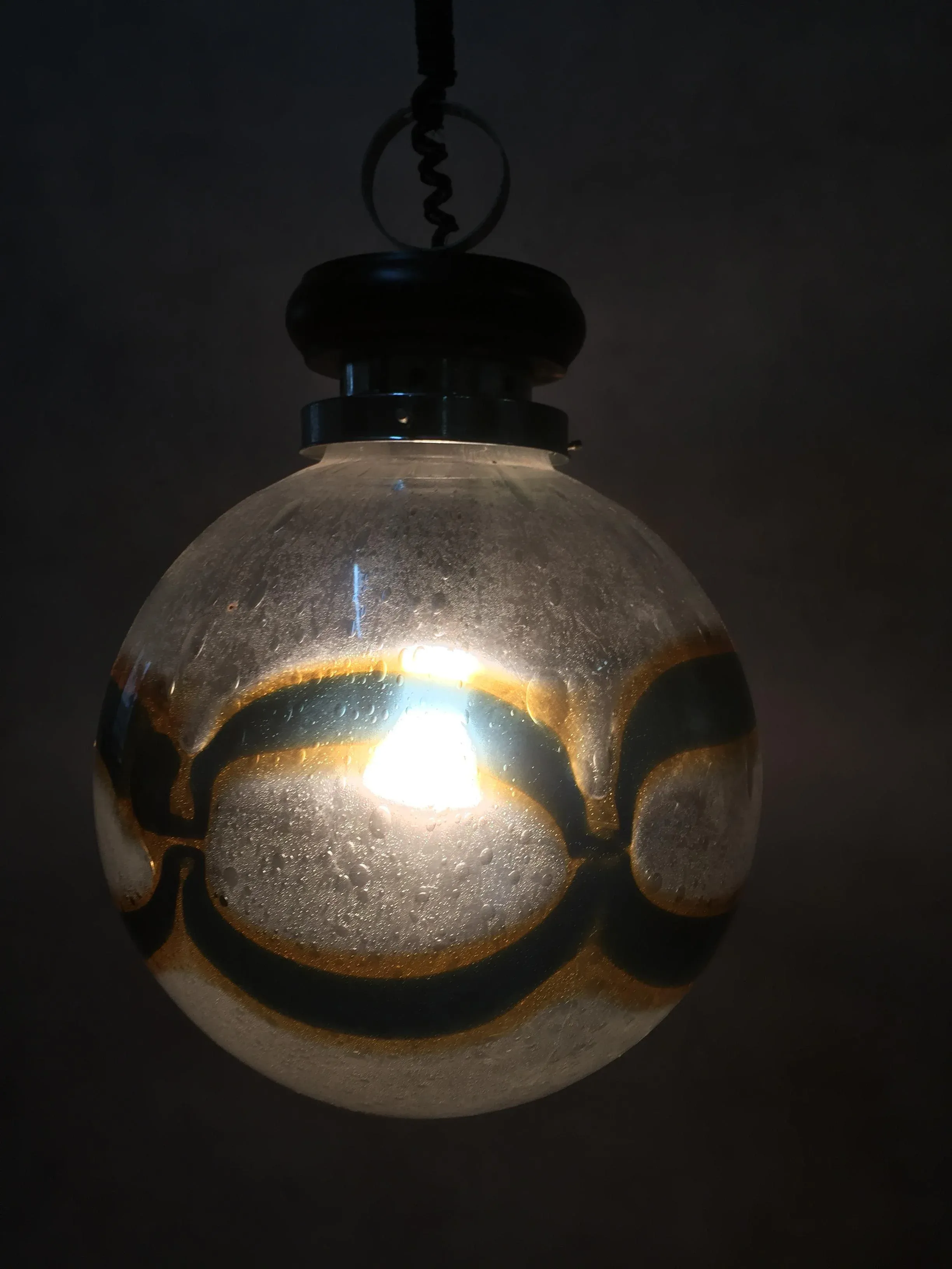 Murano Glass Ball Pendant, 1960s
