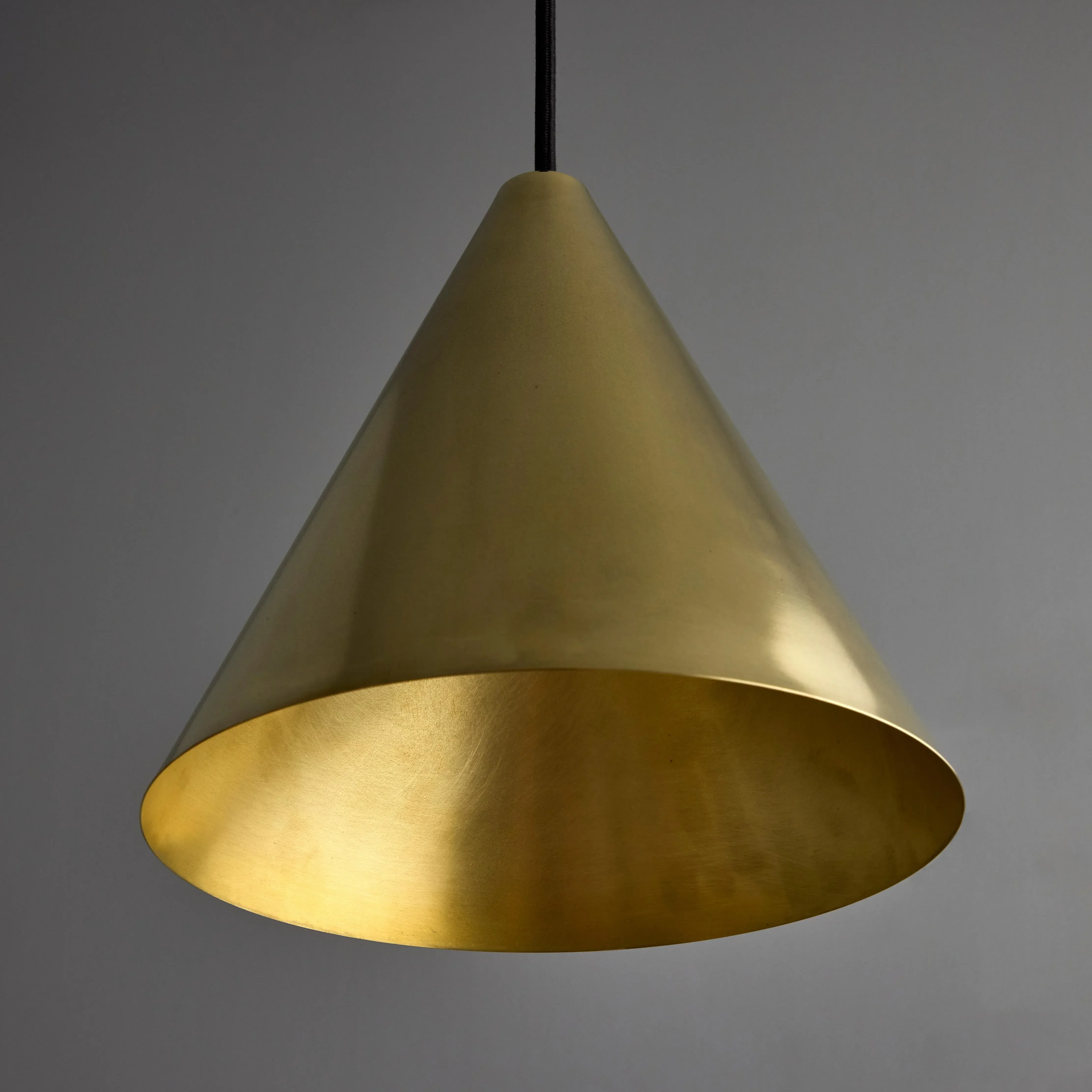 Hans-Agne Jakobsson Polished Brass \'Tratten\' Outdoor Pendant