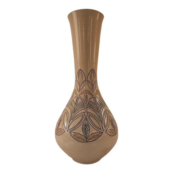 2019 Rookwood Pottery Hand Thrown and Carved XL Vase Chairish