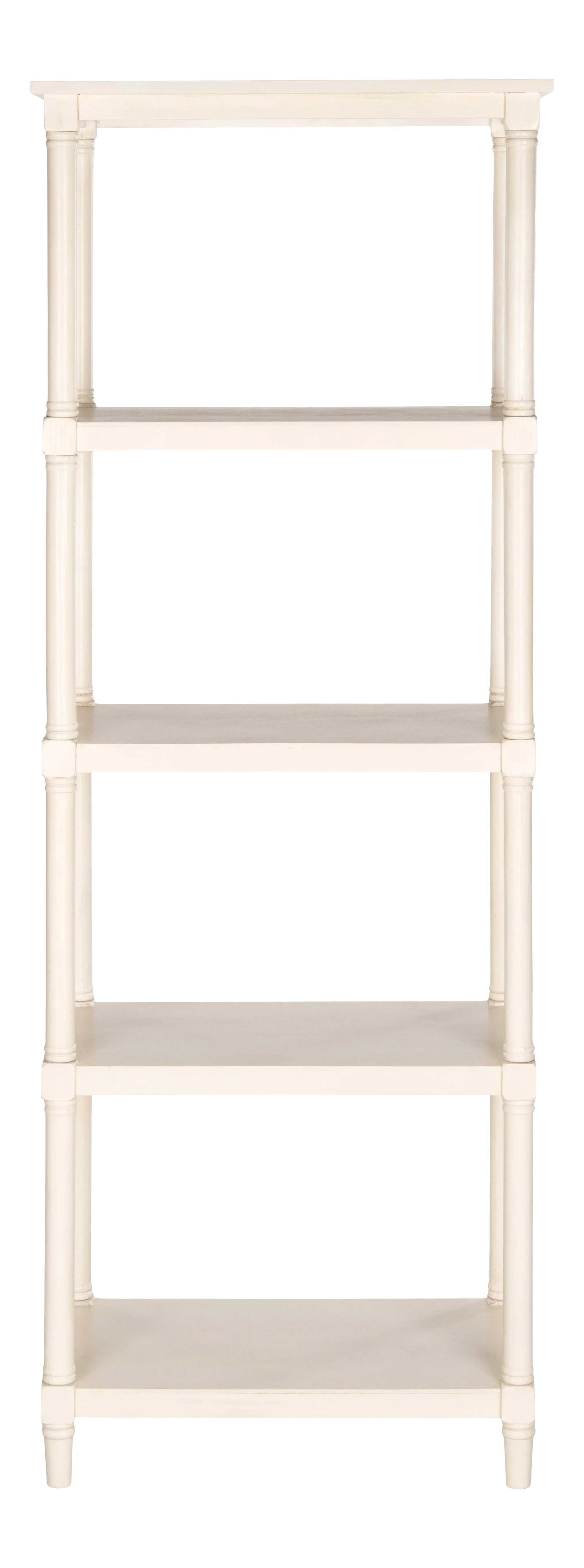 5 Tier Bookcase, Seashell White Chairish