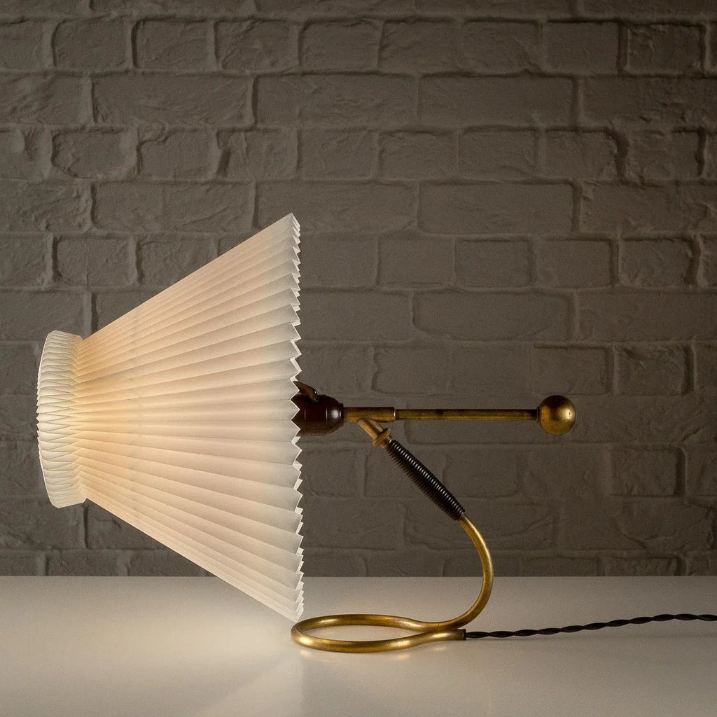 Le Klint 306 Table Lamp in Brass by Kaare Klint, Denmark, 1960s