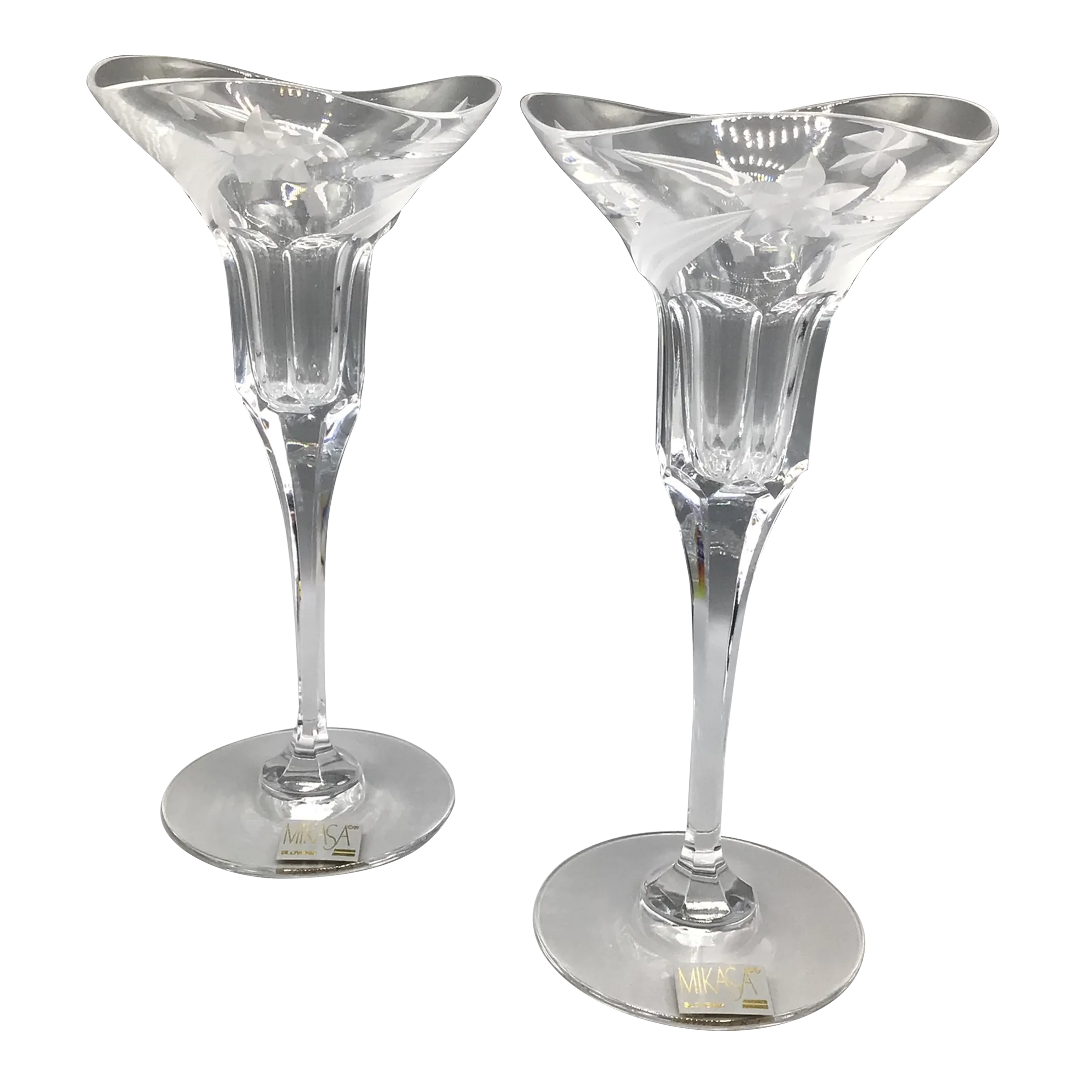 Mikasa Crystal Candle Holder