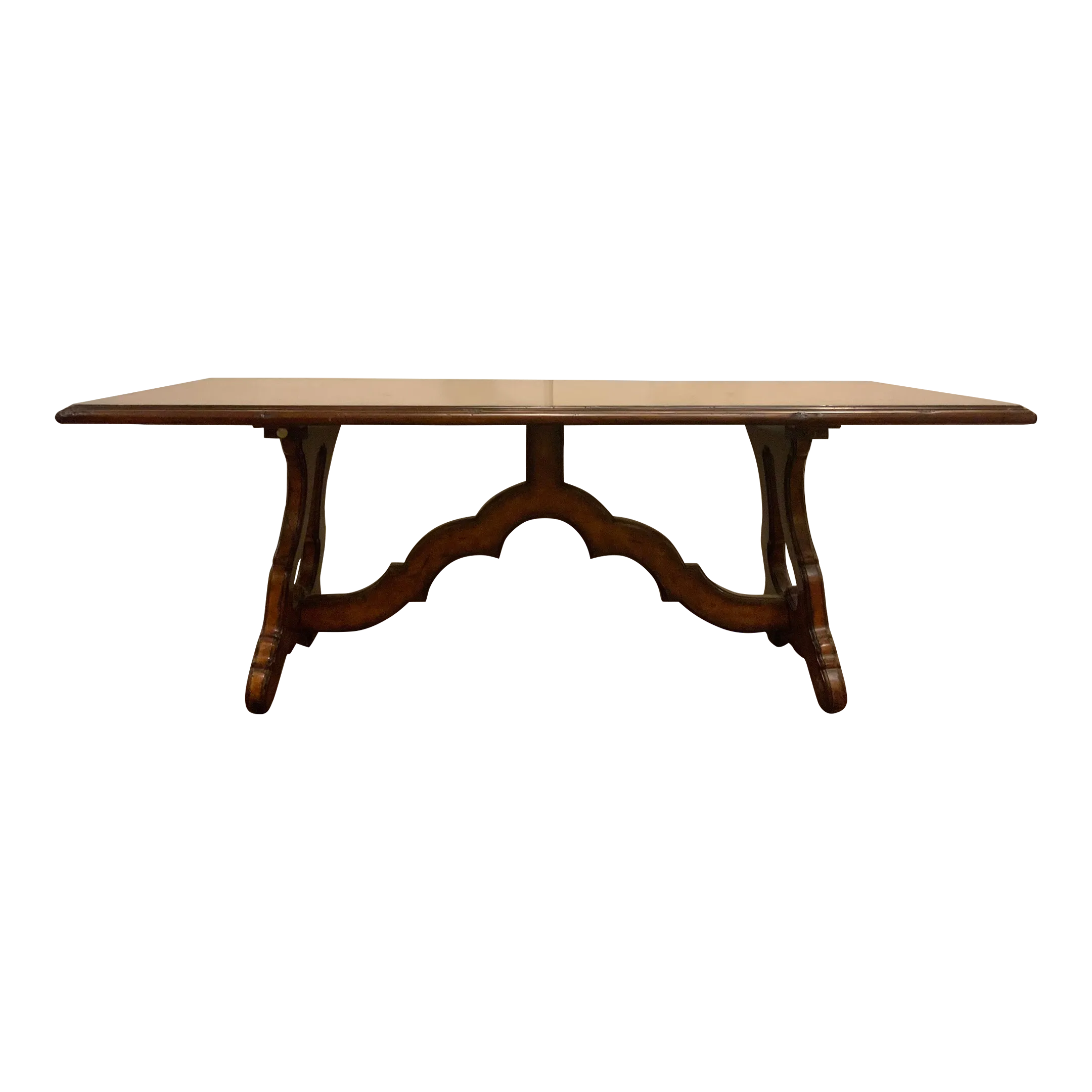 Theodore Alexander Transitional Burl Wood Dining Table Chairish