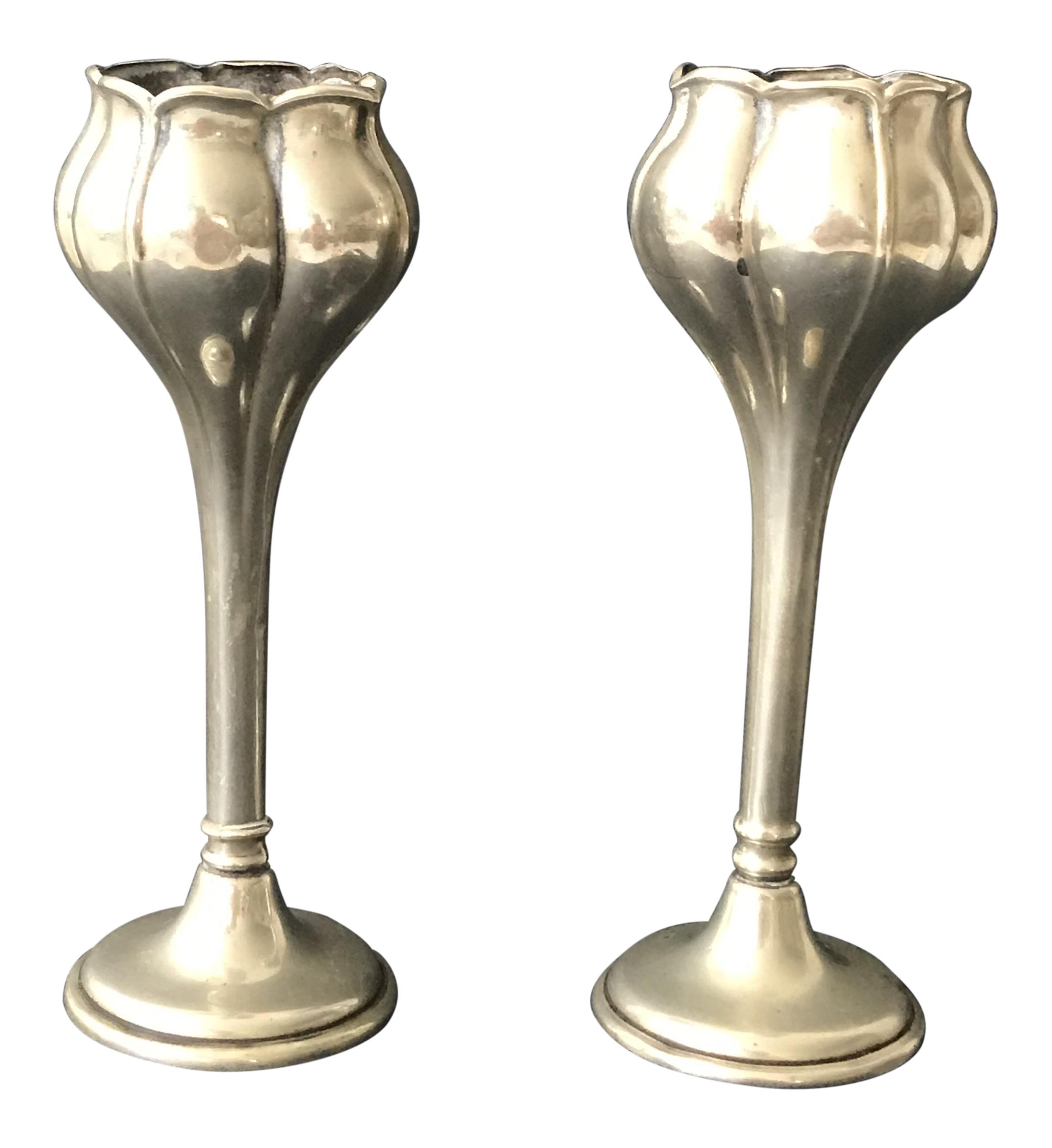 Art Nouveau Bud Vases a Pair Chairish