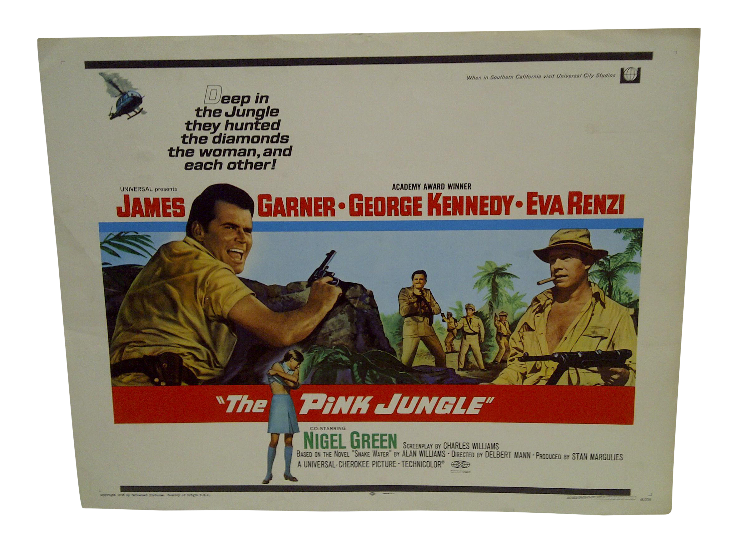 Vintage Movie Poster 'The Pink Jungle' Chairish