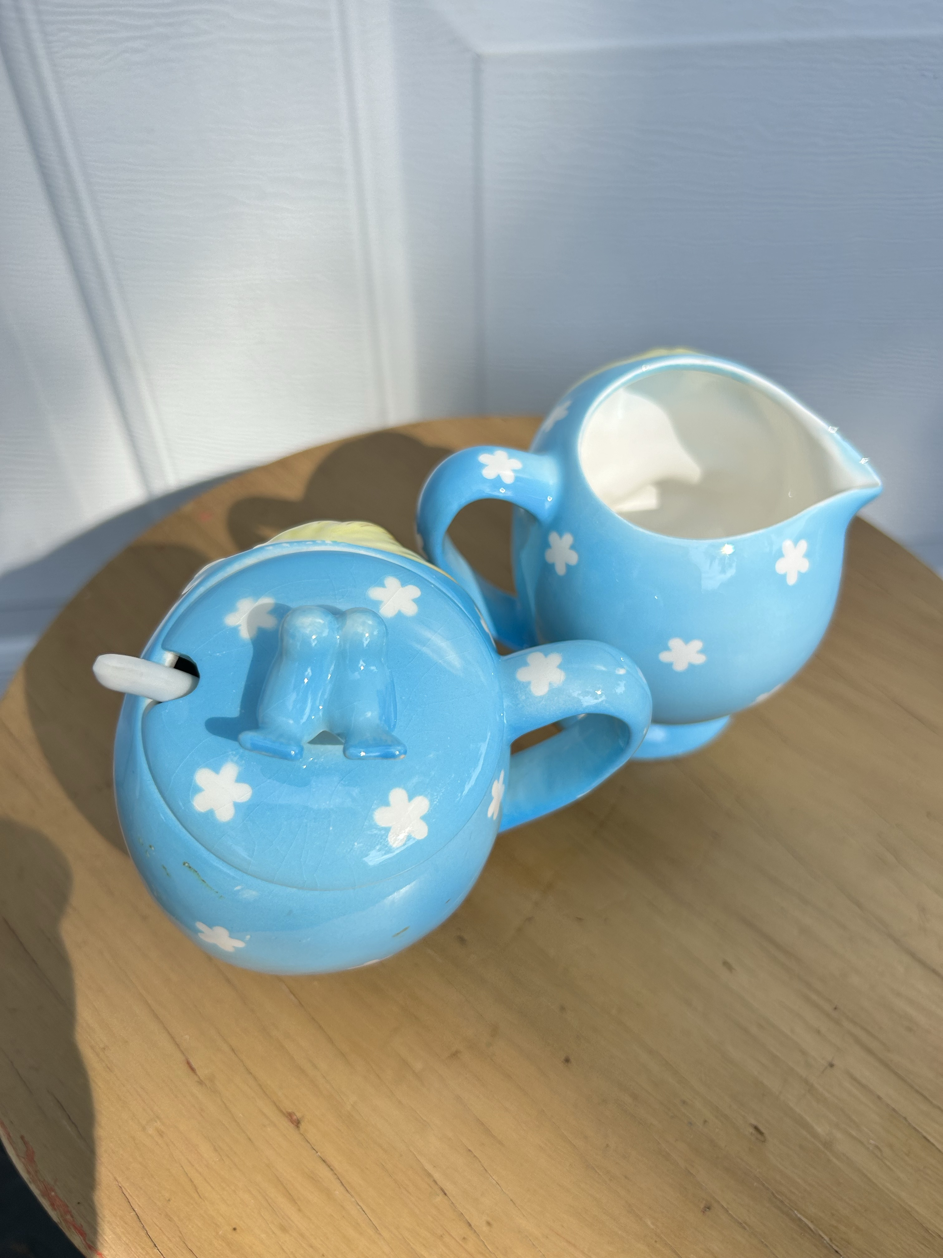 Mid 20th Century Napco “Miss Cutie Pie” Sugar Bowl and