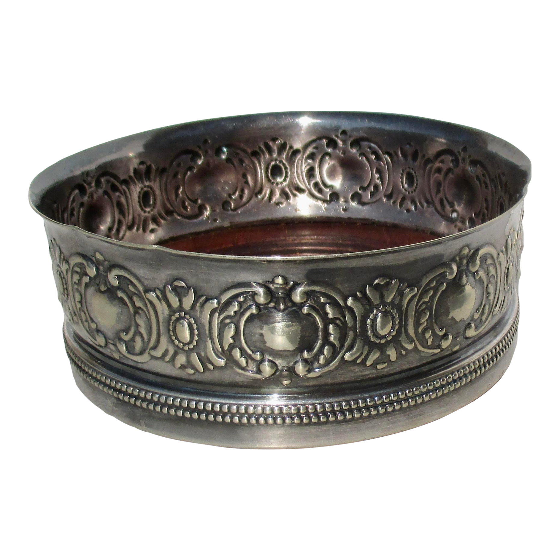 Gorham Silverplate Wine Coaster Mid-Century