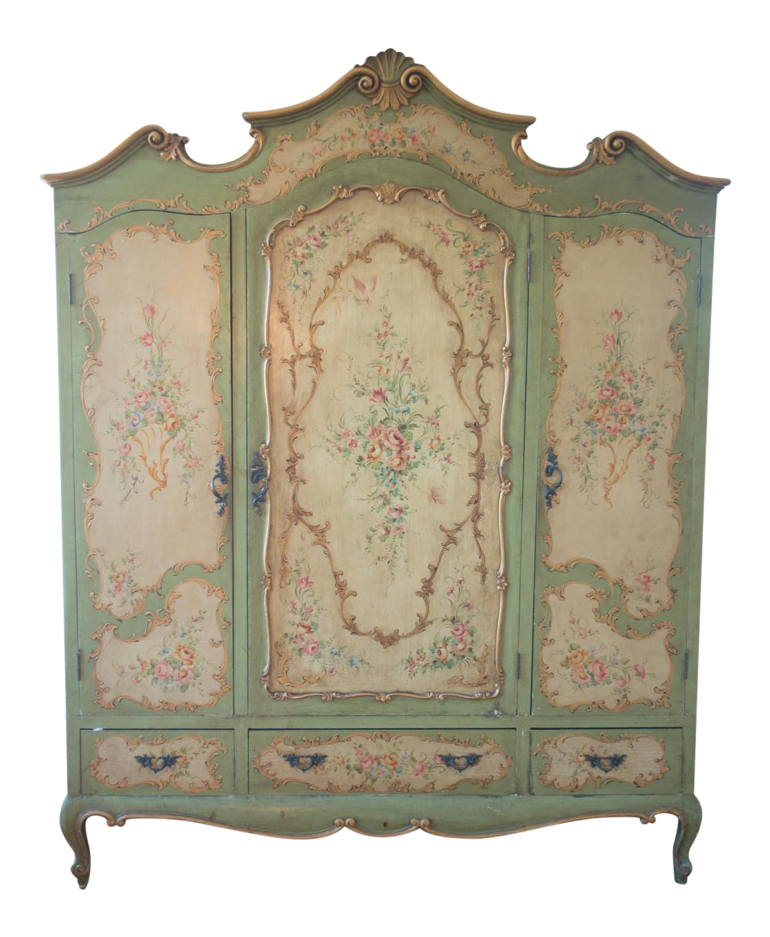 Antique HandPainted French Armoire Chairish