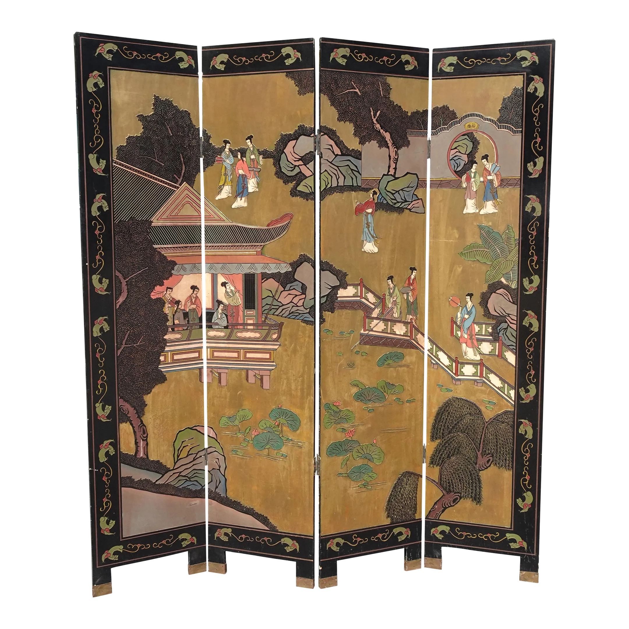 vintage-oriental-asian-gold-