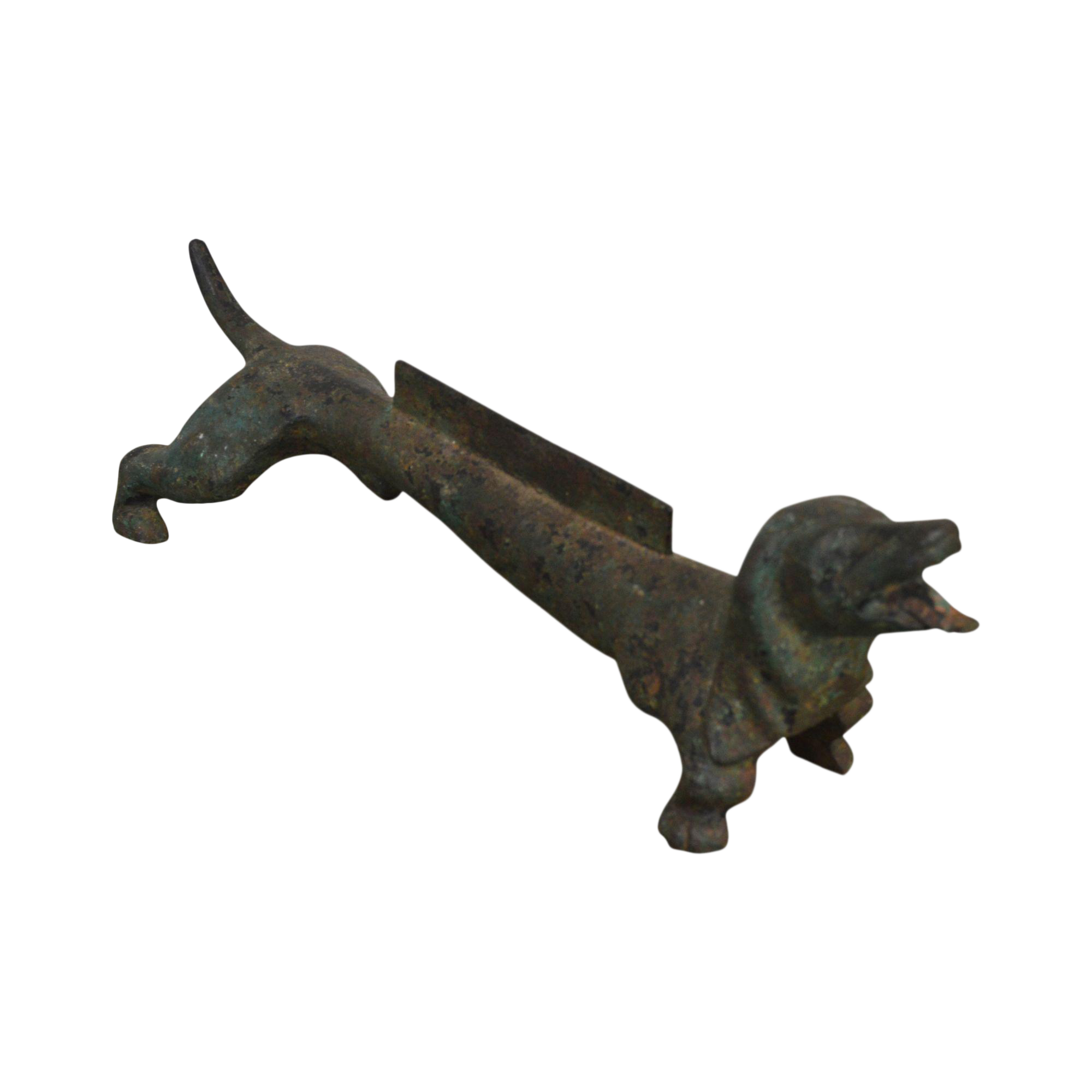Cast Iron Antique Dachshund Dog Boot Scraper Chairish
