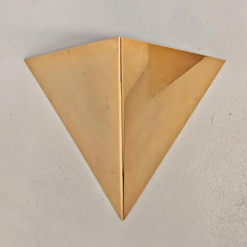Wall Lamps in Brass, 1970s, Set of 2