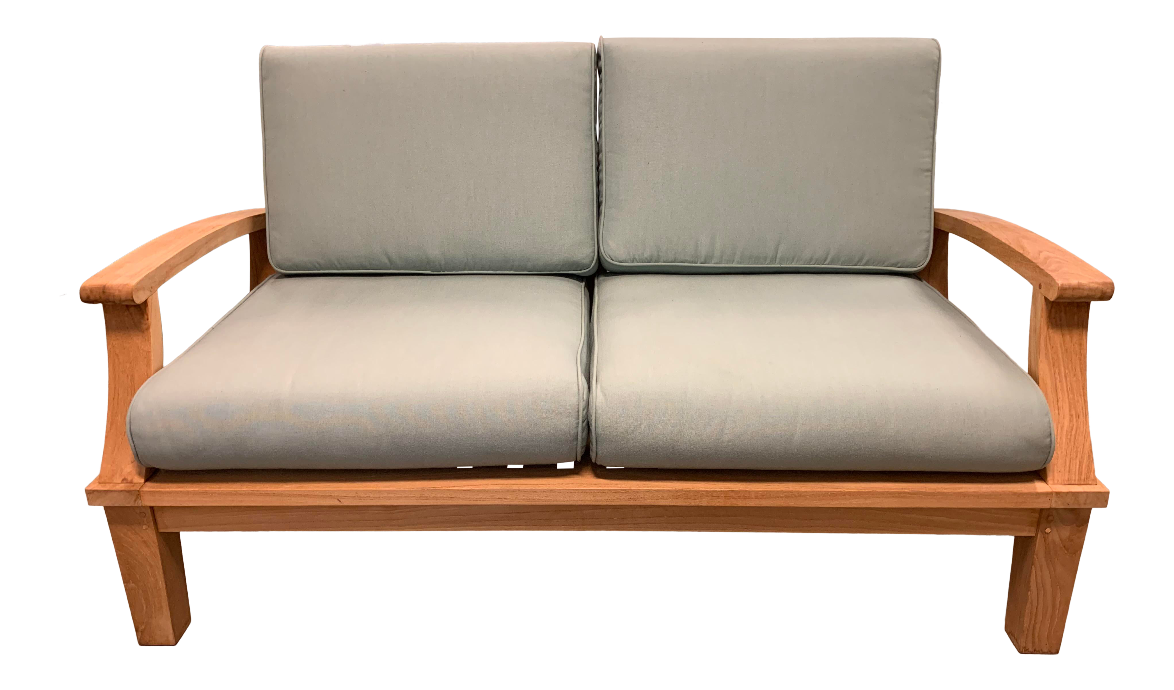 Ventana Ravello Teak Outdoor Loveseat Chairish