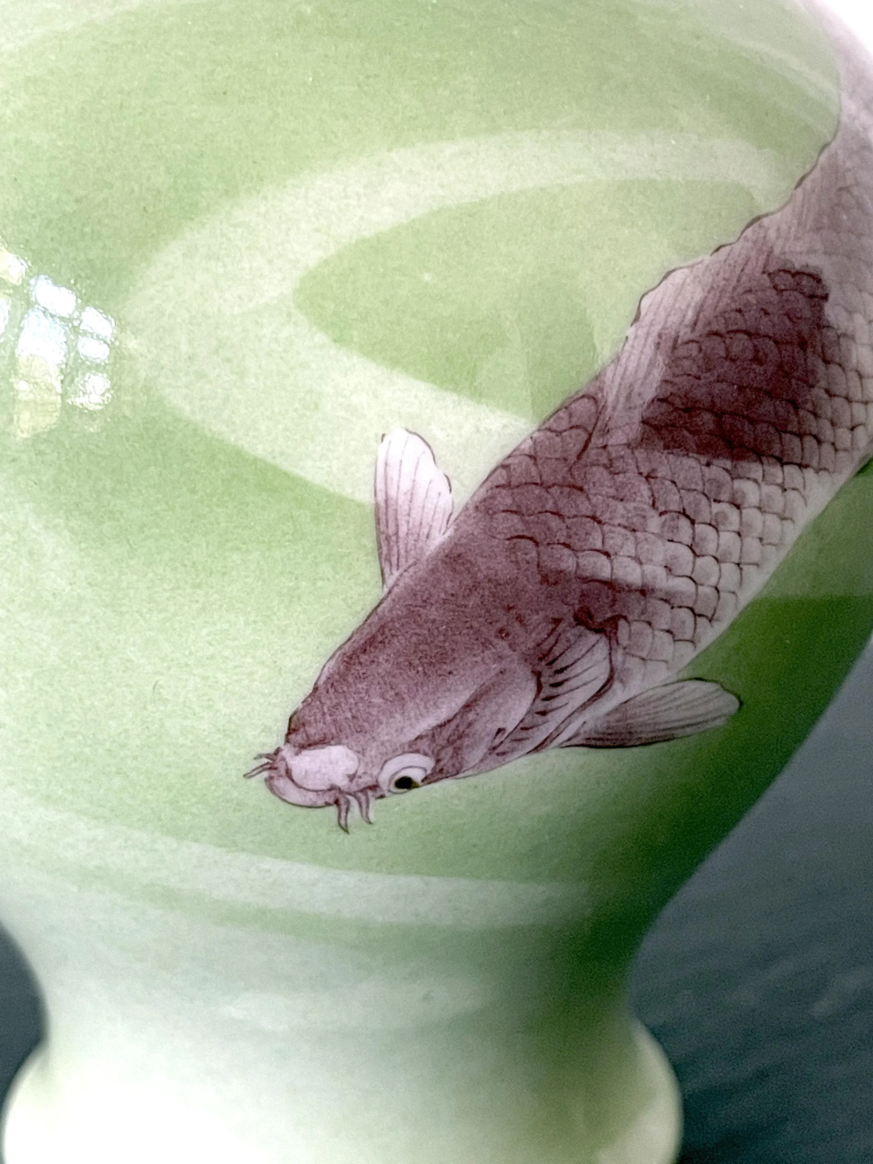 Antique Japanese Ceramic Vase Makuzu Kozan Meiji PeriodElisabetta Female Head