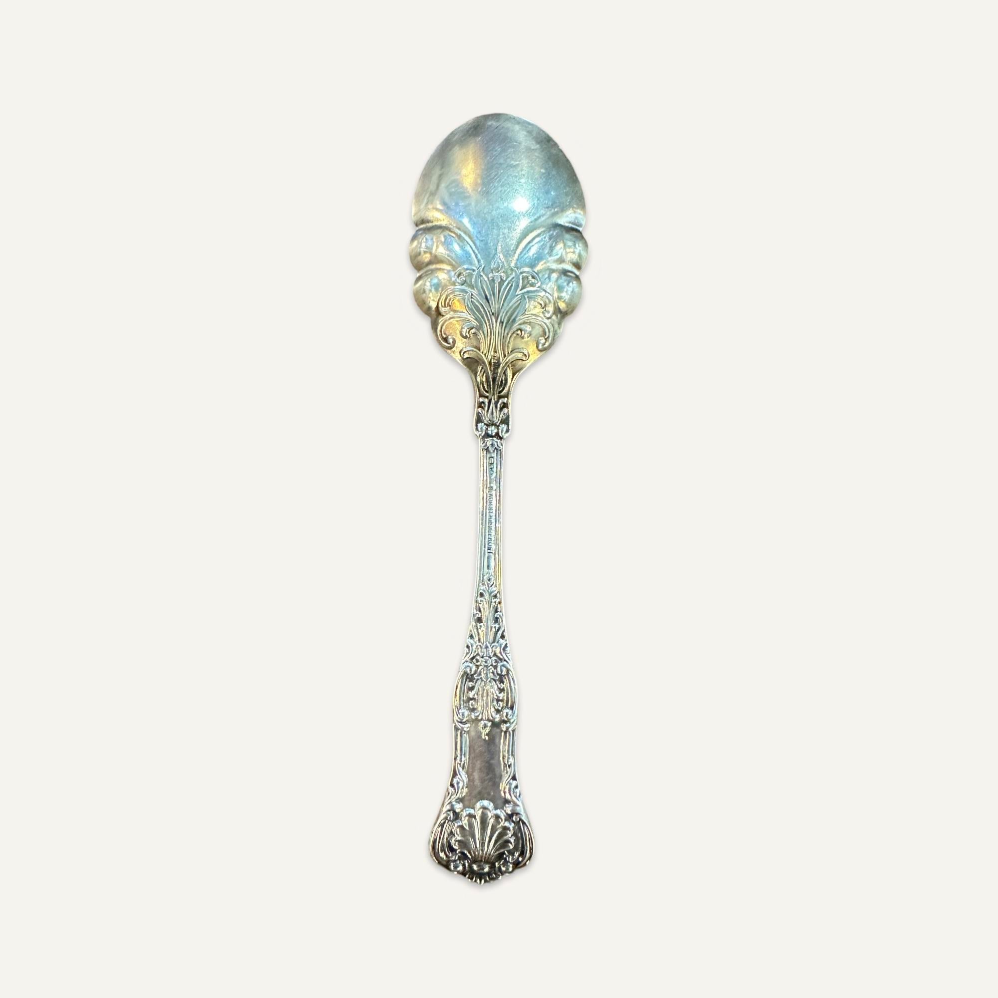 1900年頃 米国アンティーク 純銀製ティーキャディー 118g Black Starr Frost Early 1900s Black Starr and Frost Sterling Silver Ice Cream