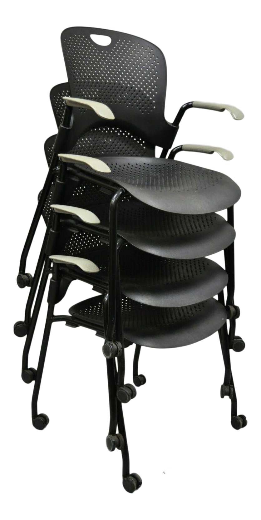 Herman Miller Caper Stacking Chair Office Computer Desk Chair Set of