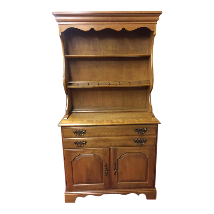 Vintage China Hutch, Temple Stuart Furniture Chairish
